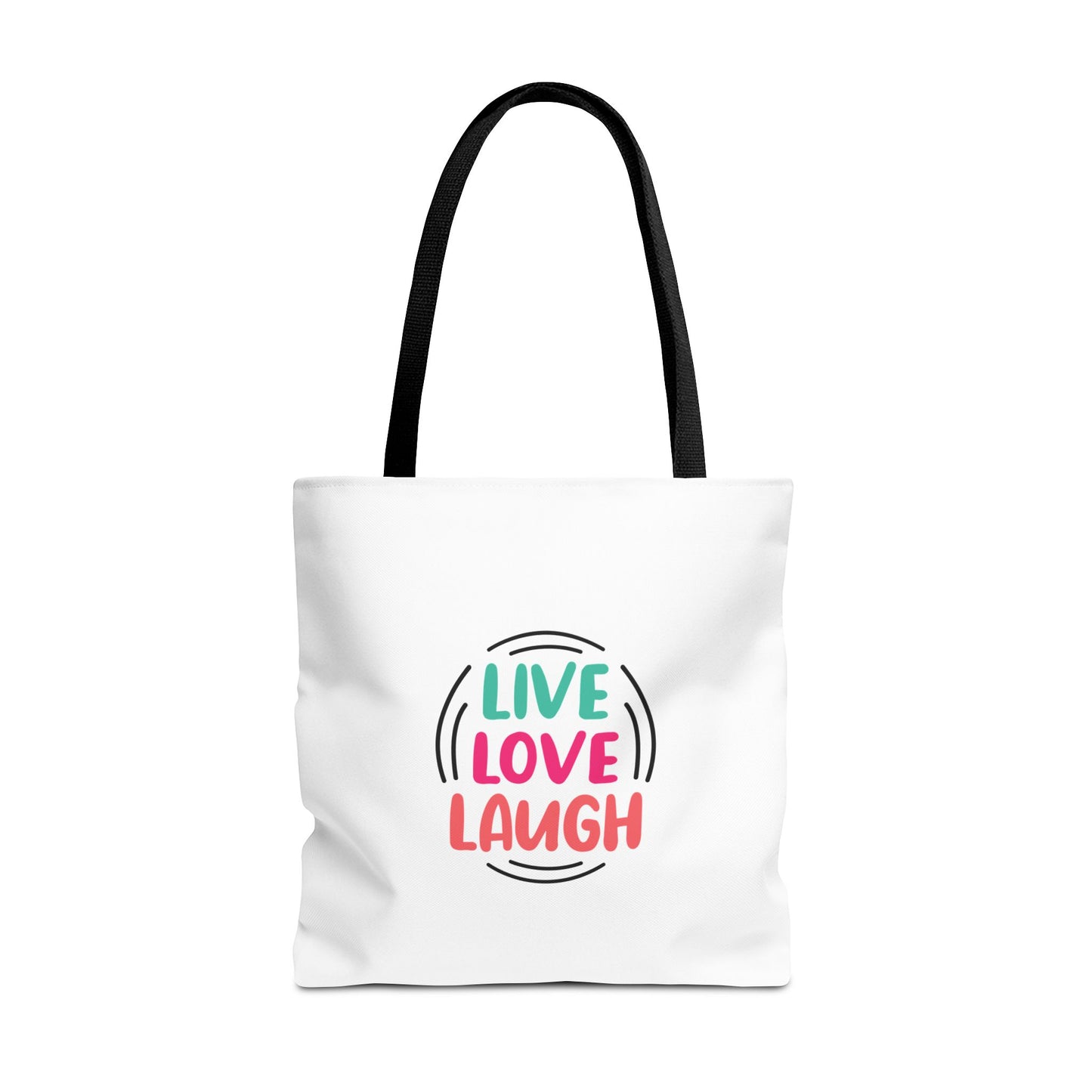 Live Love Laugh Tote Bag (AOP)
