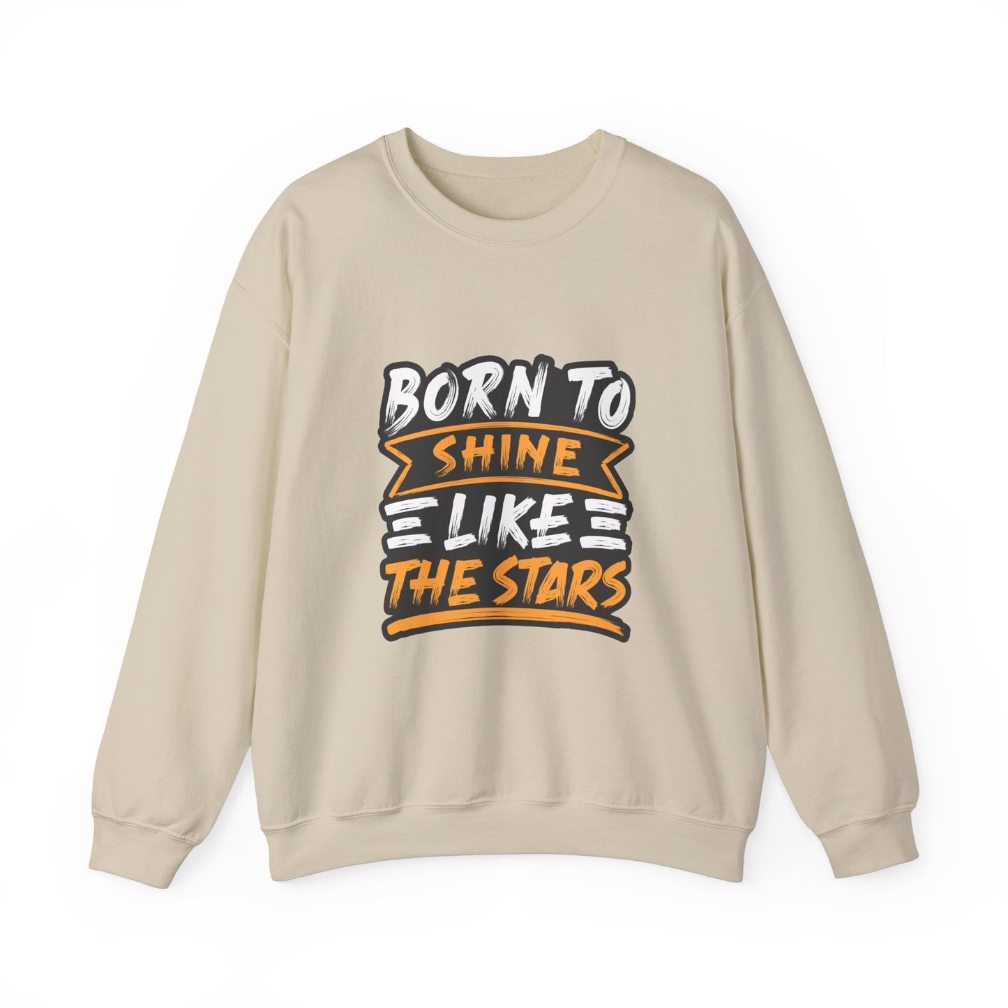 Born To Shine Like The Stars Unisex Heavy Blend™ Crewneck Sweatshirt