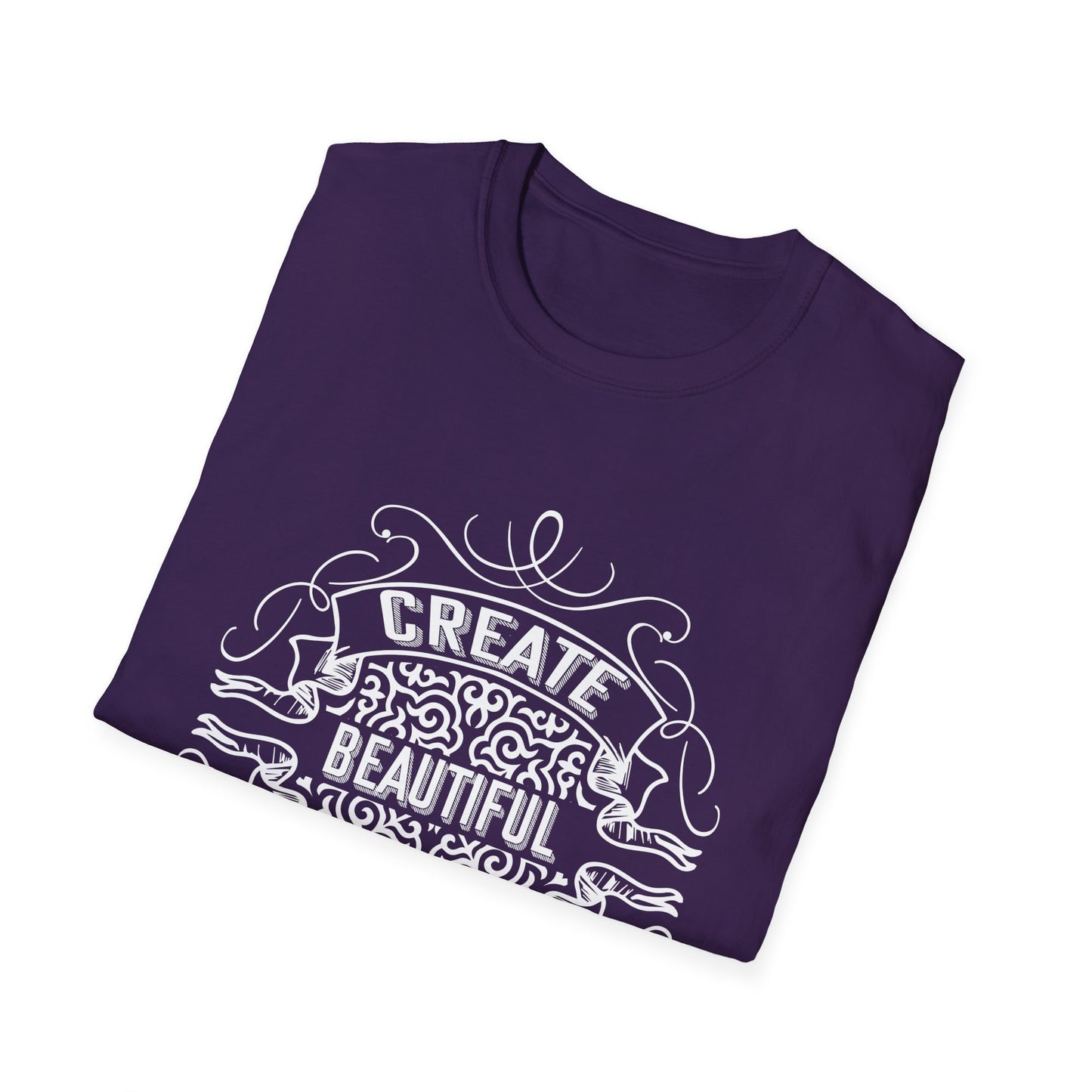 Create Beautiful Things Unisex Softstyle T-Shirt