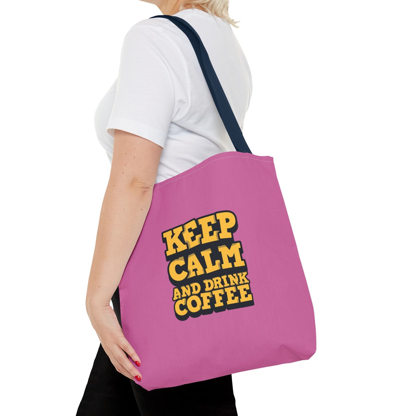 Keep Calm And Drink Coffee Tote Bag (AOP)