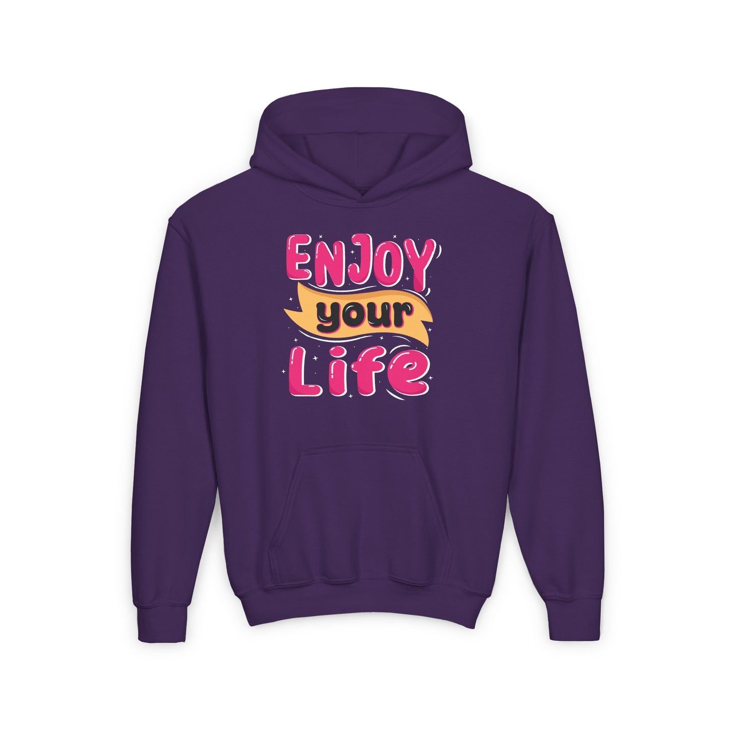 Enjoy Your Life Youth Heavy Blend Hooded Sweatshirt