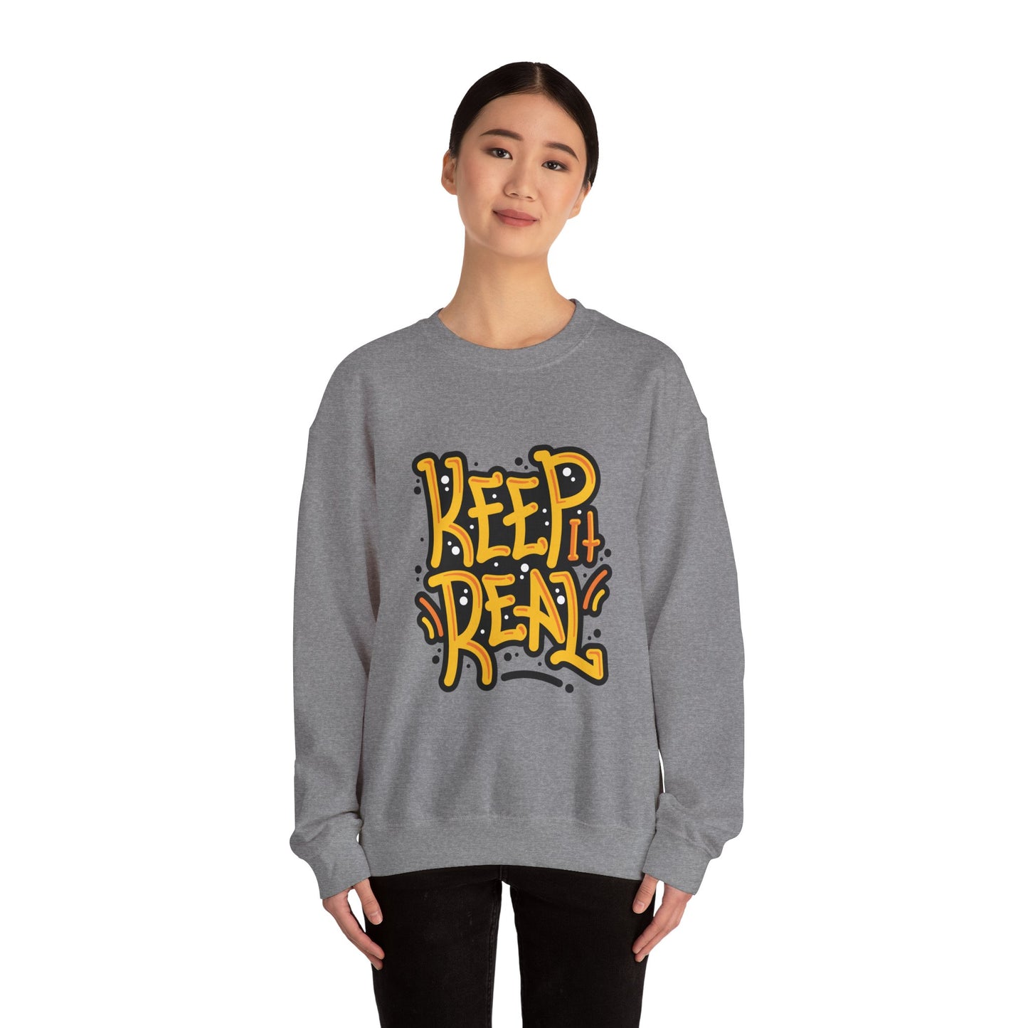Keep It Real Unisex Heavy Blend™ Crewneck Sweatshirt