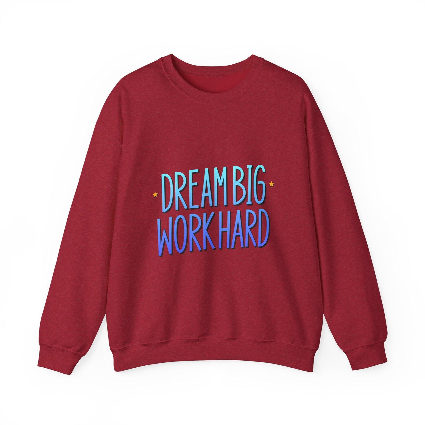 Dream Big Work Hard Unisex Heavy Blend™ Crewneck Sweatshirt