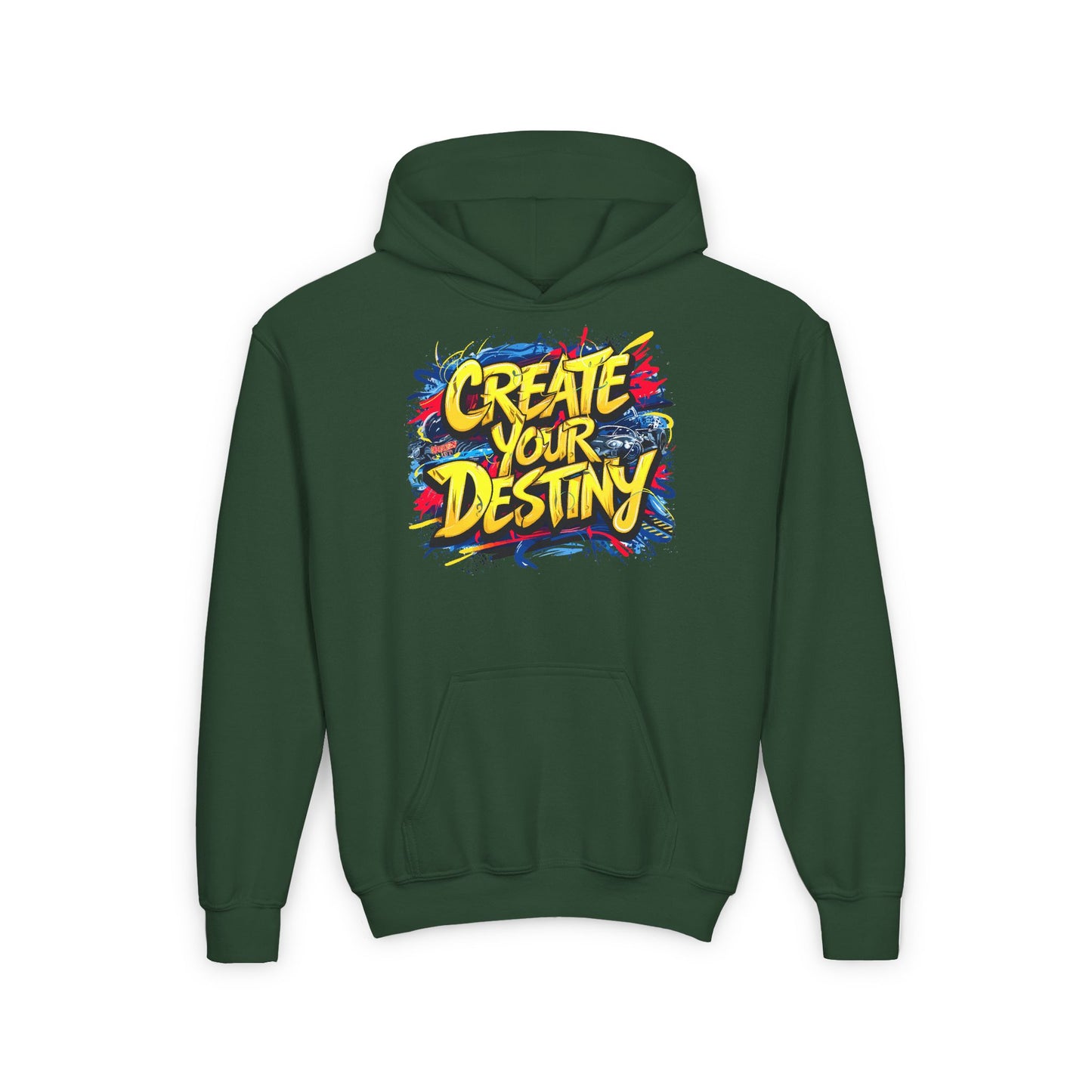 Create Your Destiny Youth Heavy Blend Hooded Sweatshirt