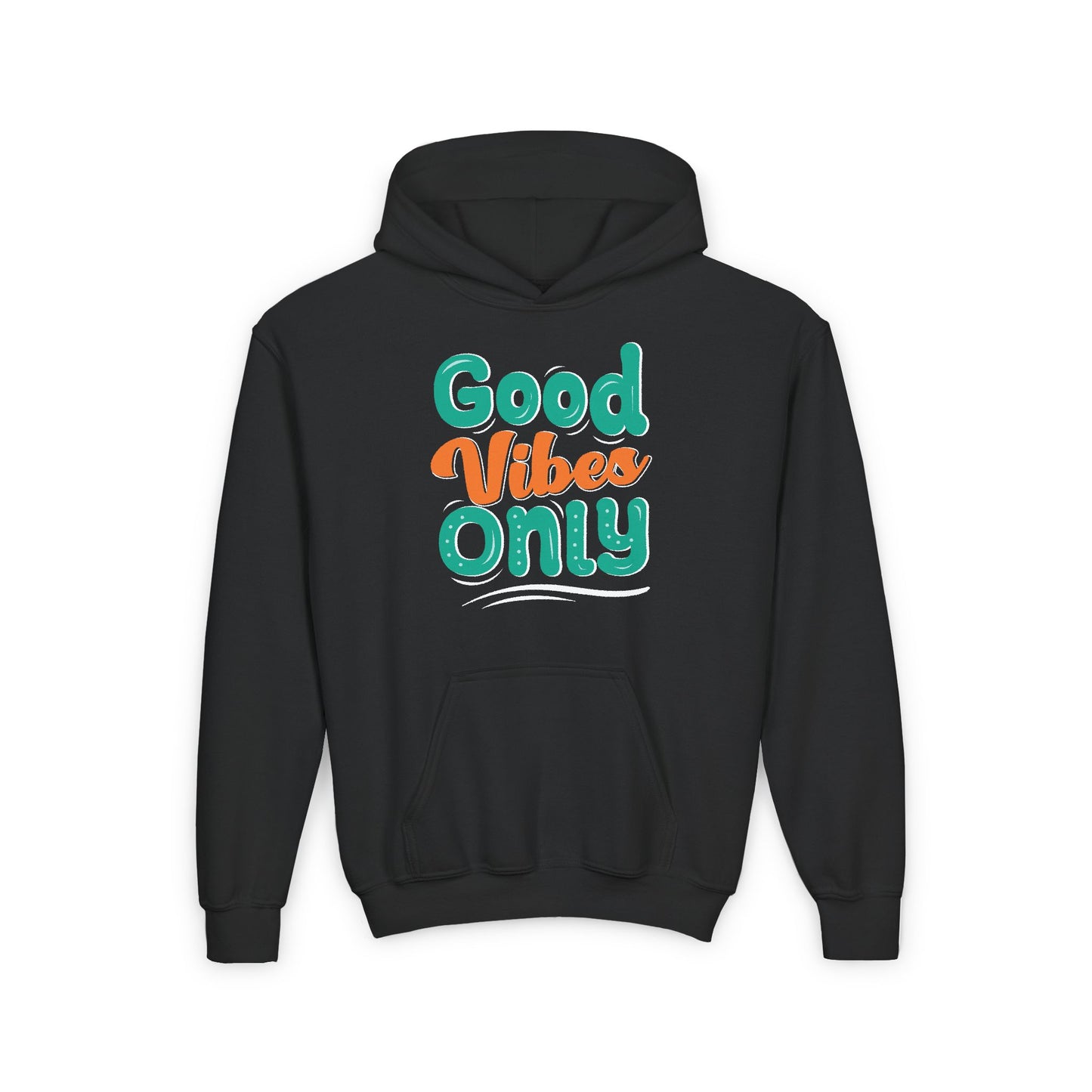 Good Vides Only Youth Heavy Blend Hooded Sweatshirt