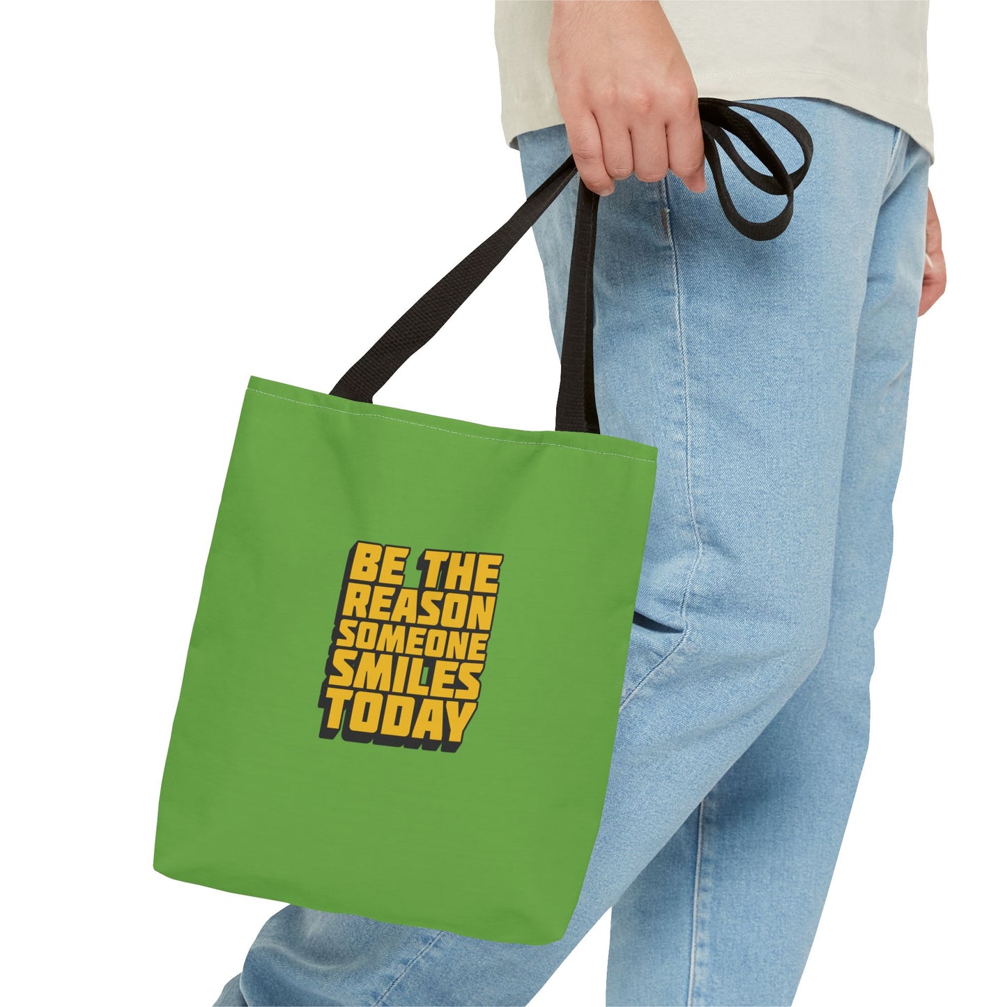 Be The Reason Someone Smiles Today Tote Bag (AOP)