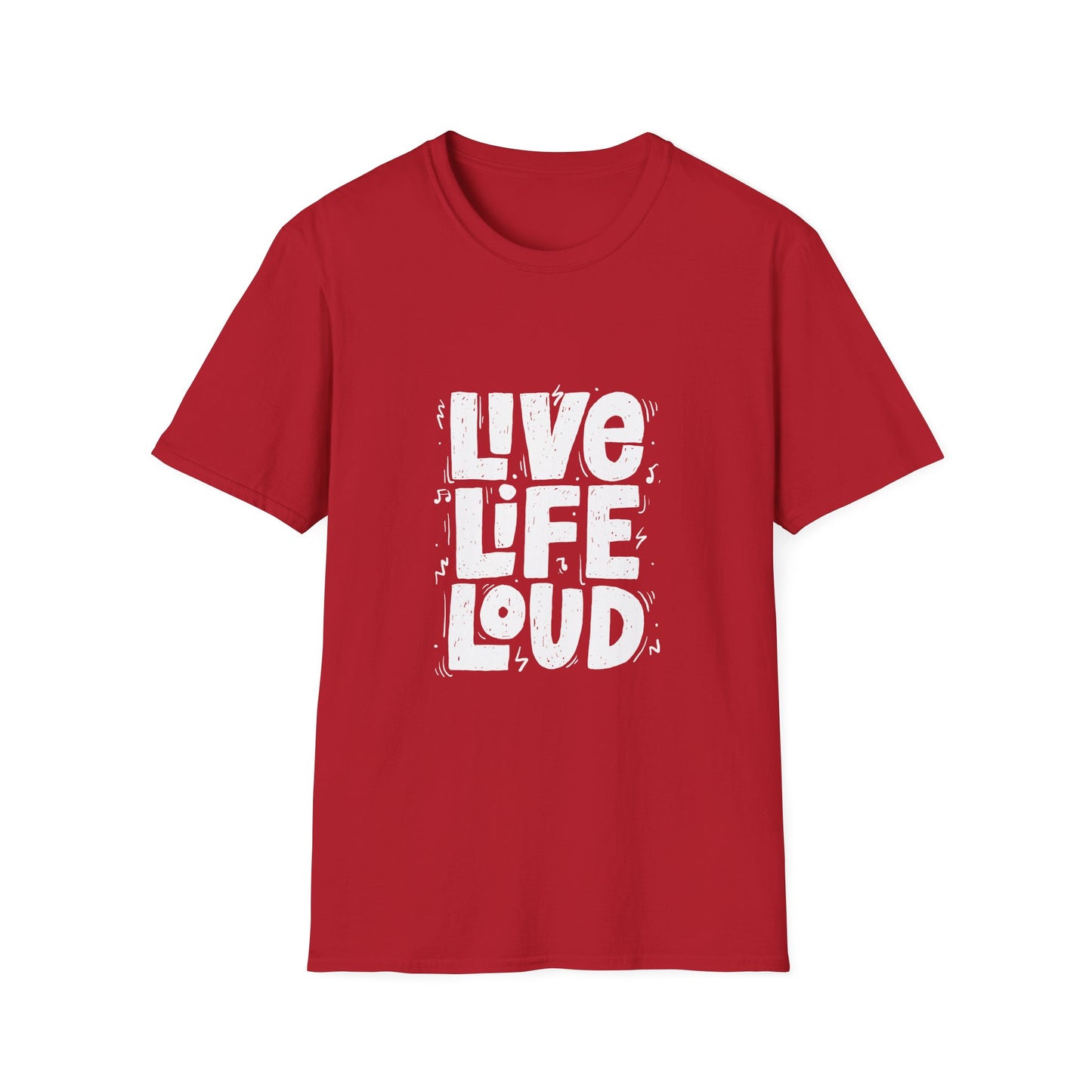 Live Life Loud Unisex Softstyle T-Shirt
