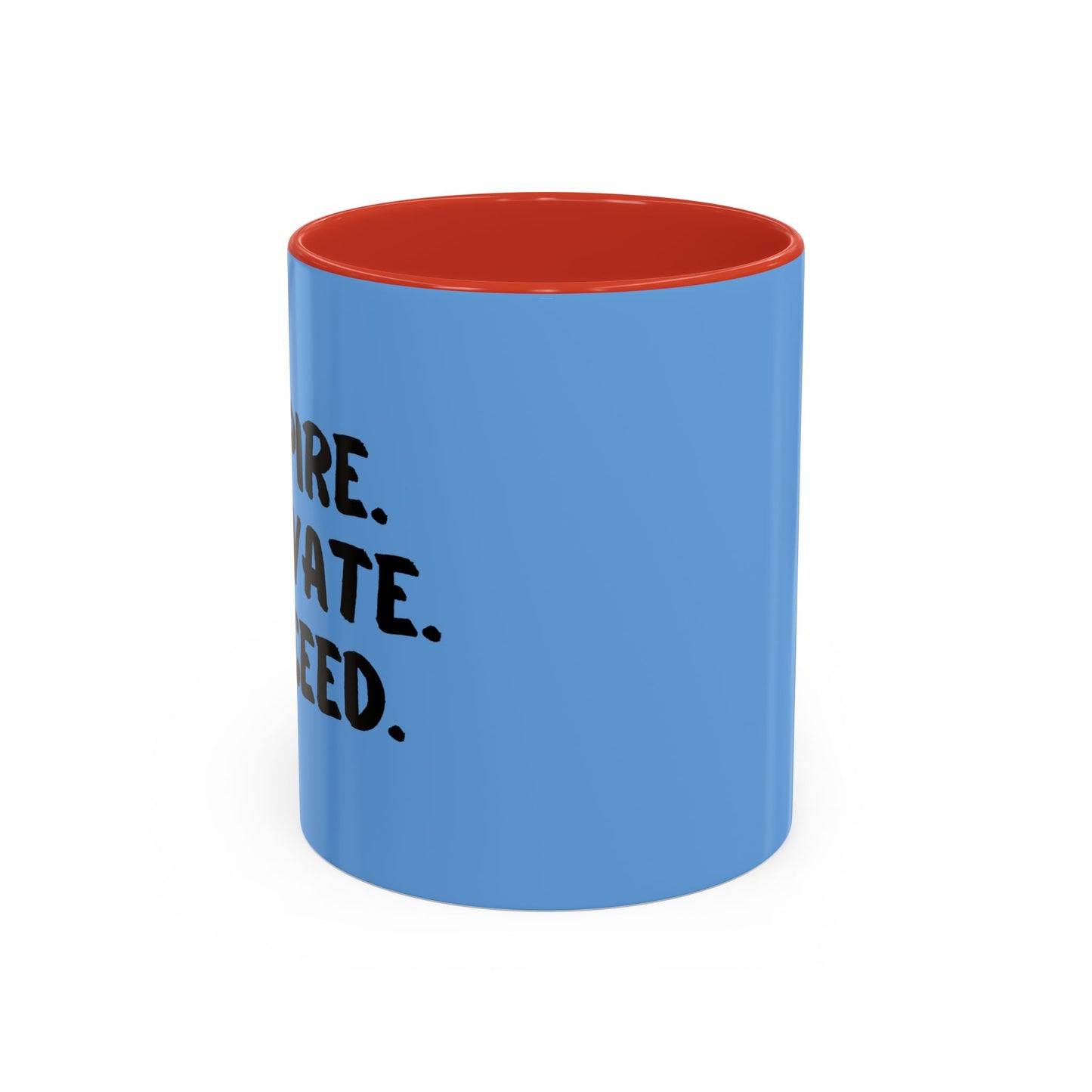 Inspire Motivate Succeed Accent Coffee Mug (11, 15oz)