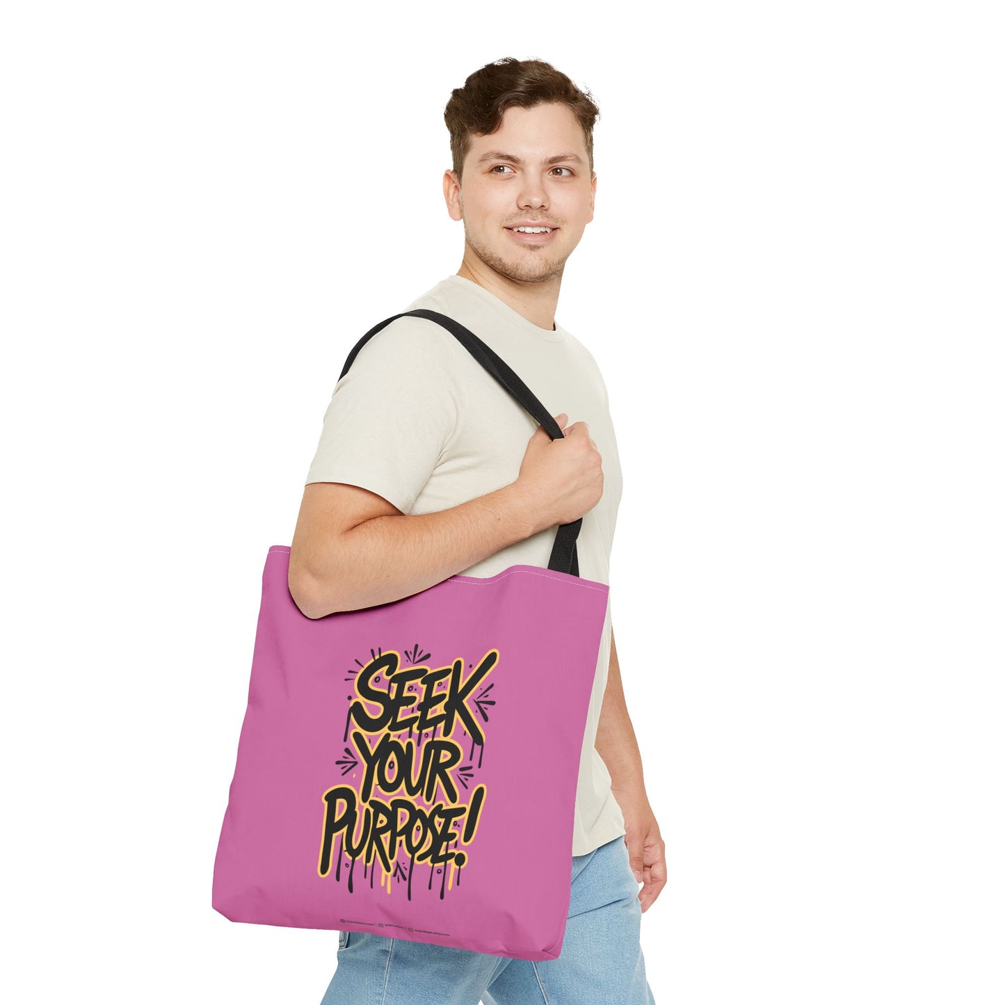Seek Your Purpose! Tote Bag (AOP)
