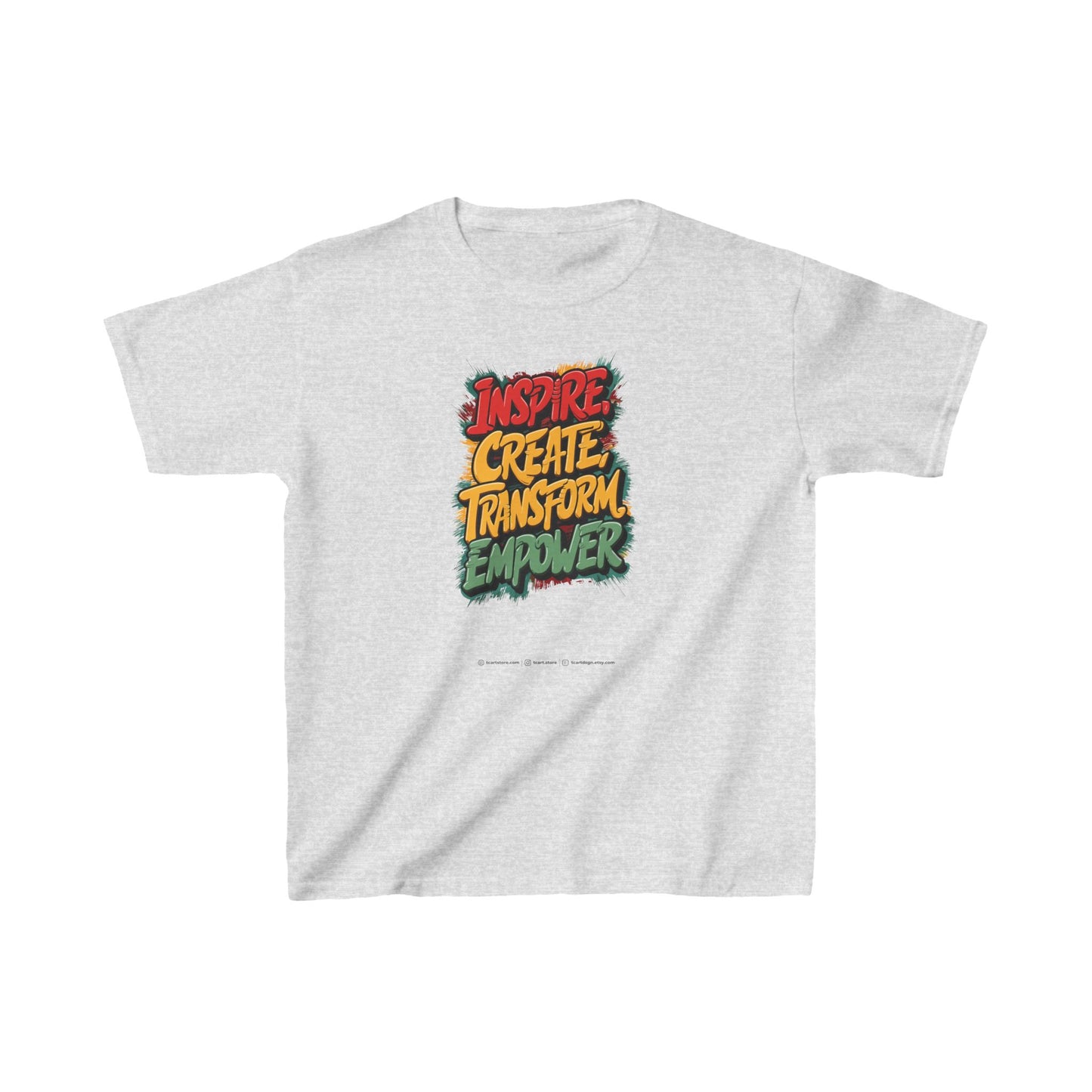 Inspire Create Transform Empower Kids Heavy Cotton™ Tee