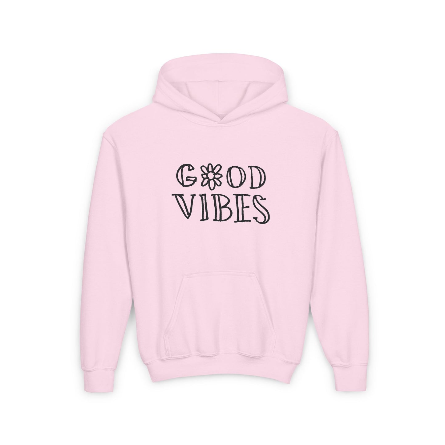 Good Vibes Youth Heavy Blend Hooded Sweatshirt