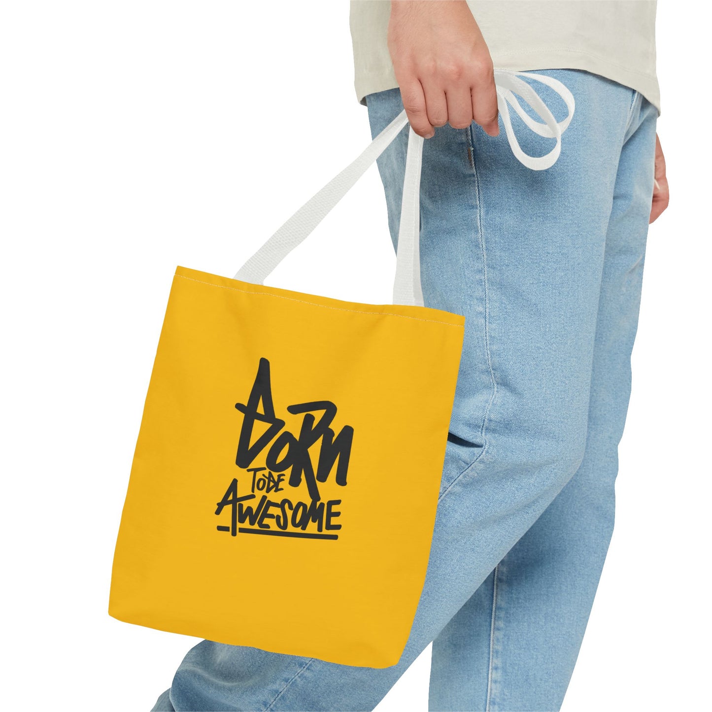 Born To Be Awesome Tote Bag (AOP)