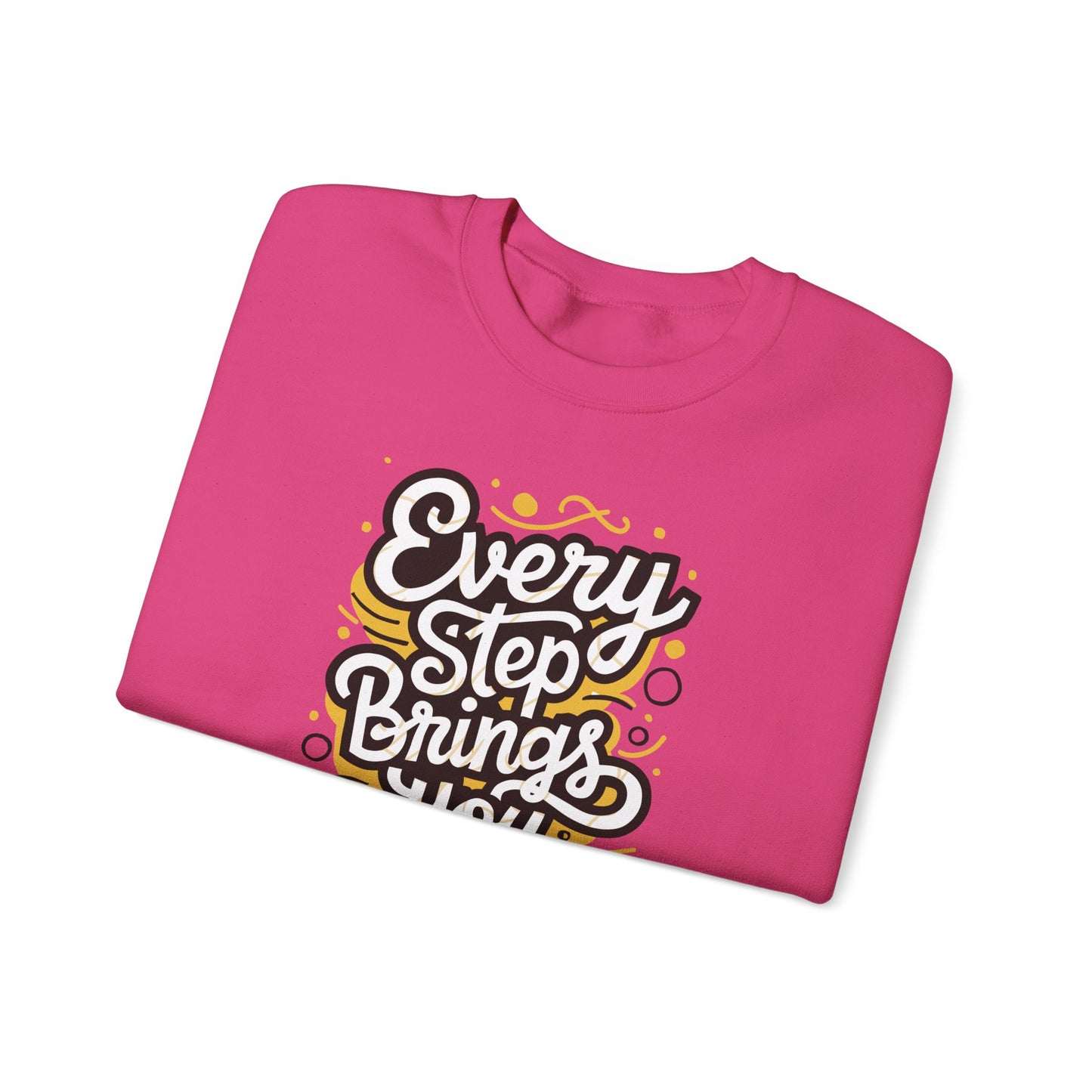 Every Step Brings You Closer Unisex Heavy Blend™ Crewneck Sweatshirt