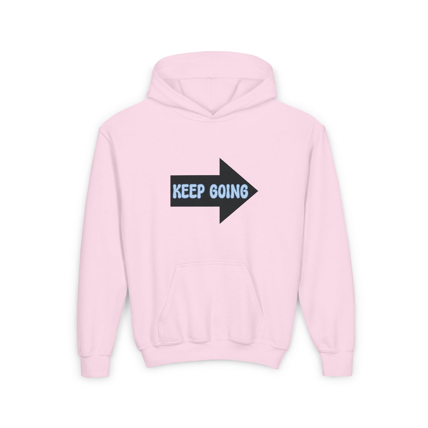 Keep Going Youth Heavy Blend Hooded Sweatshirt