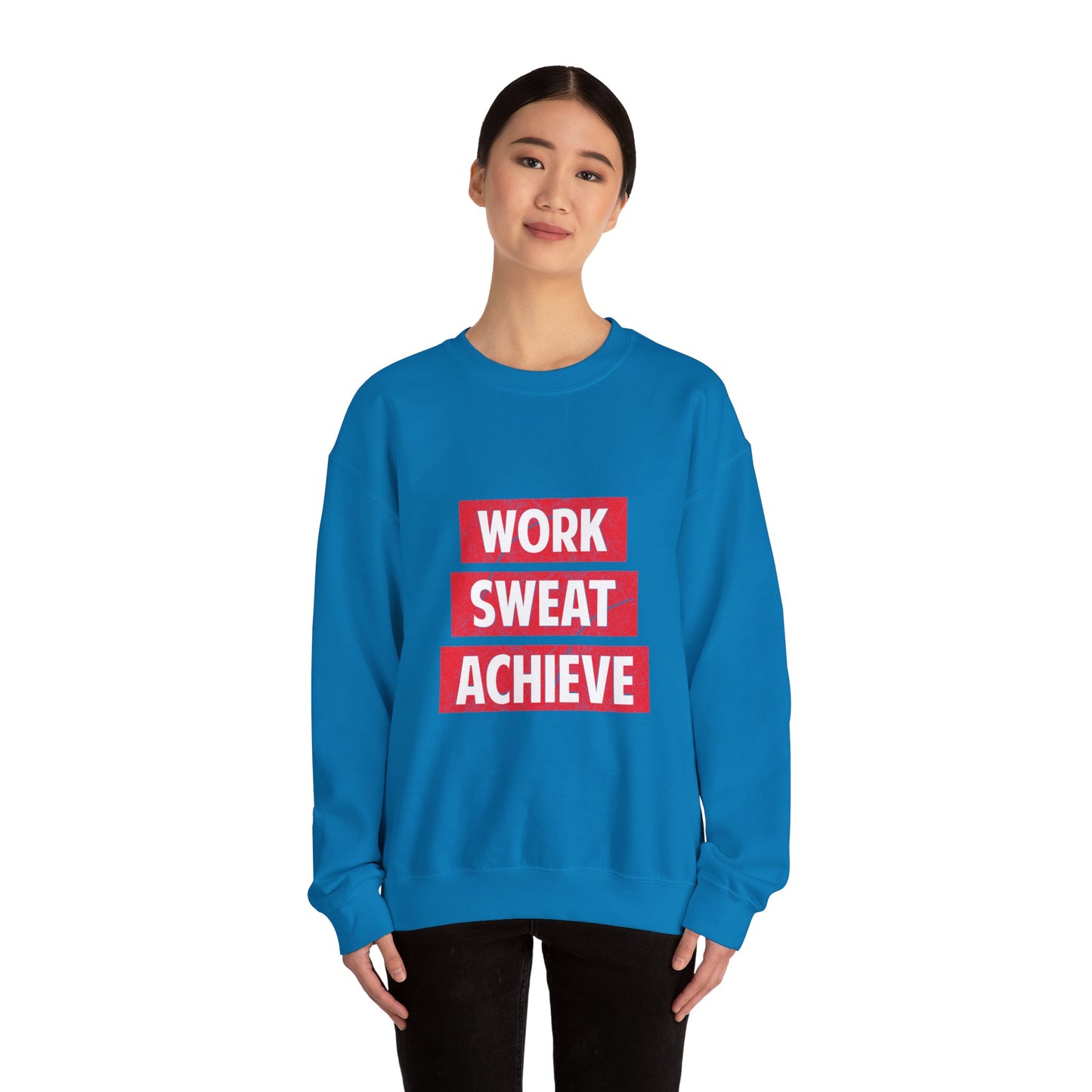 Work Sweat Achieve Unisex Heavy Blend™ Crewneck Sweatshirt
