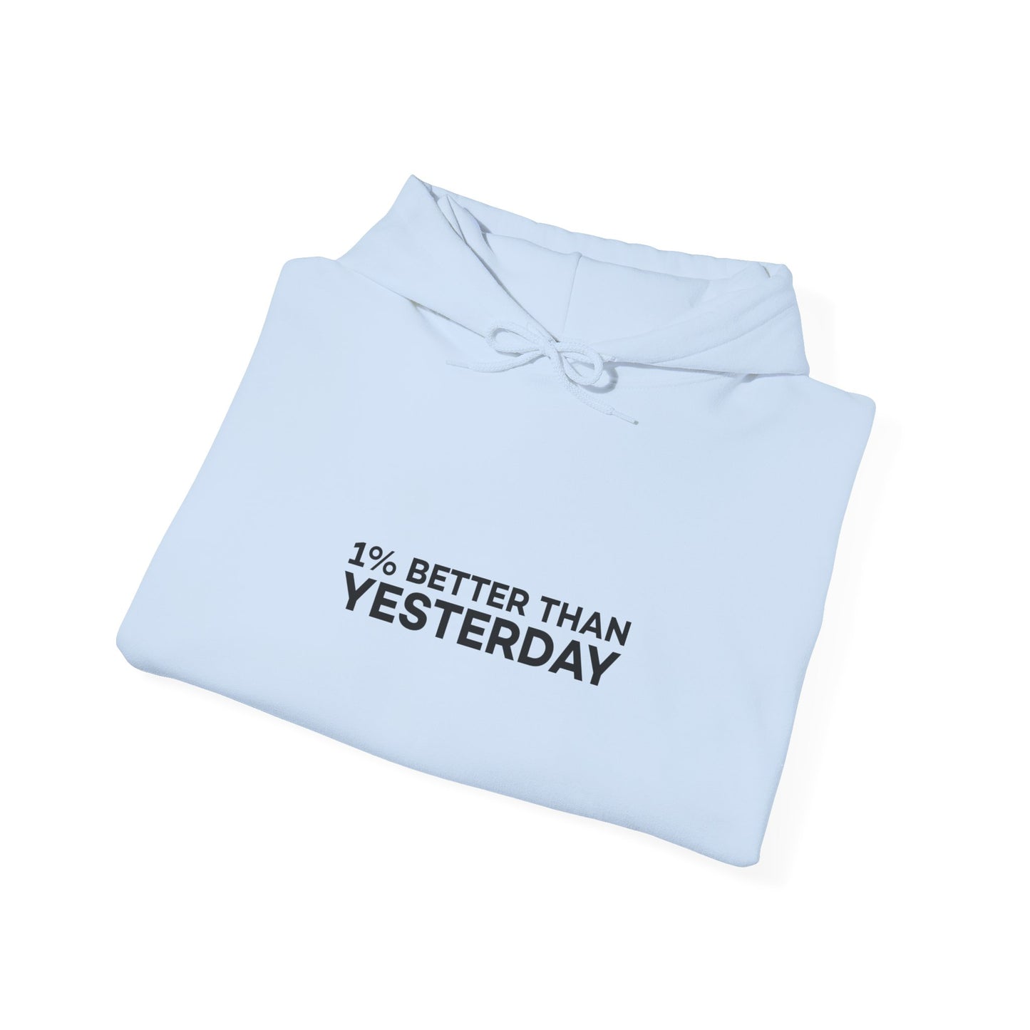 1% Better Than Yesterday Unisex Heavy Blend™ Hooded Sweatshirt