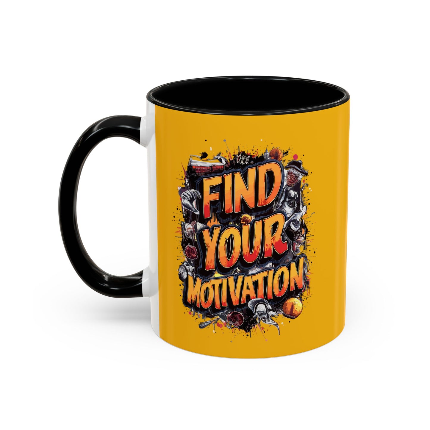 Find Your Motivation Accent Coffee Mug (11, 15oz)