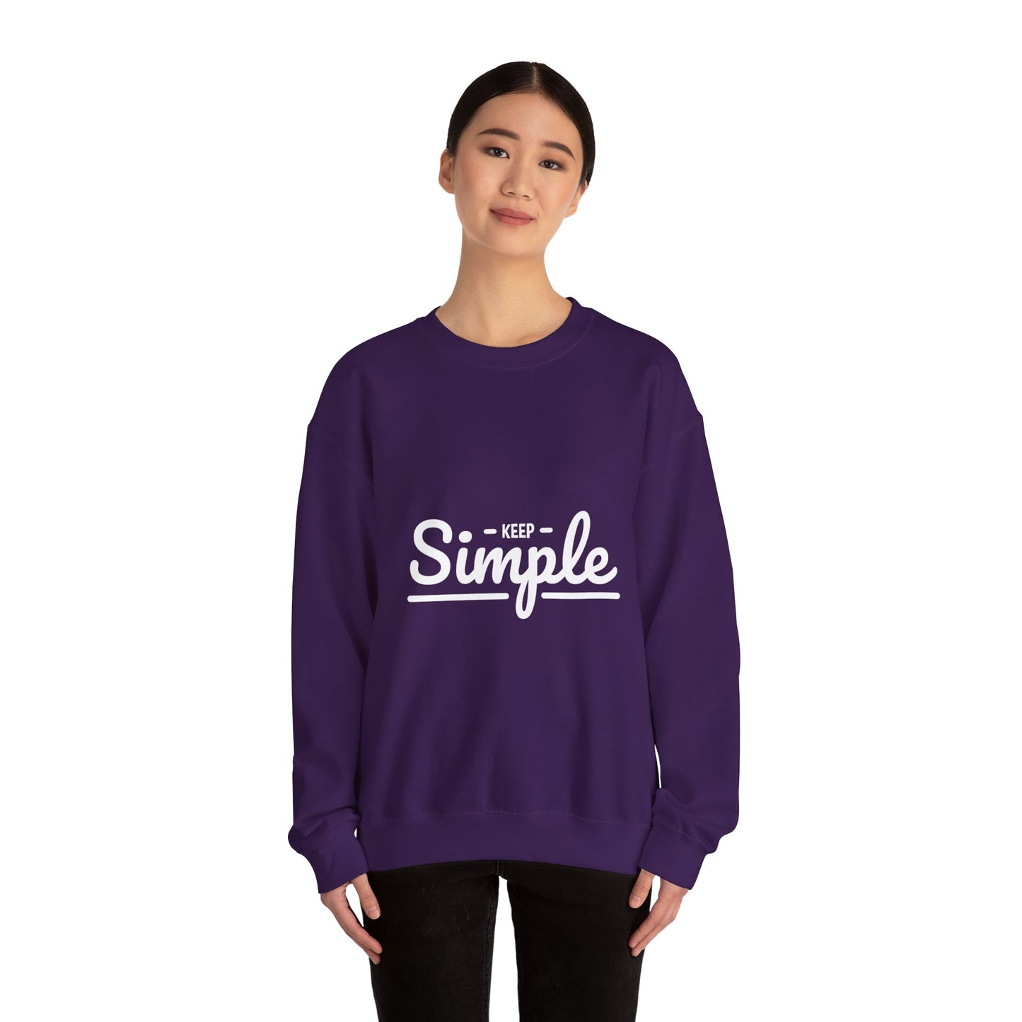 Keep Simple Unisex Heavy Blend™ Crewneck Sweatshirt