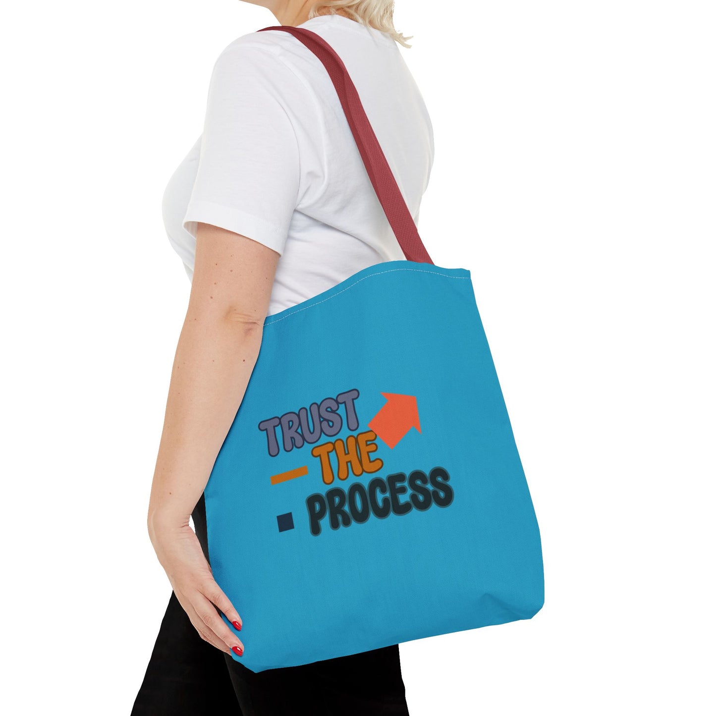 Trust The Process Tote Bag (AOP)