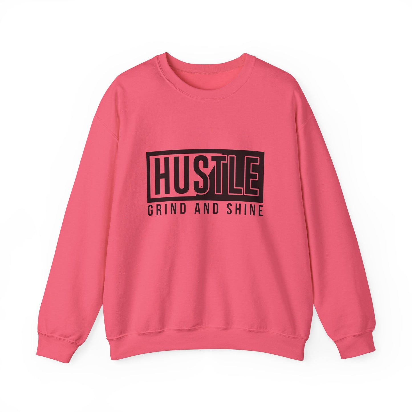 Hustle Grind And Shine Unisex Heavy Blend™ Crewneck Sweatshirt