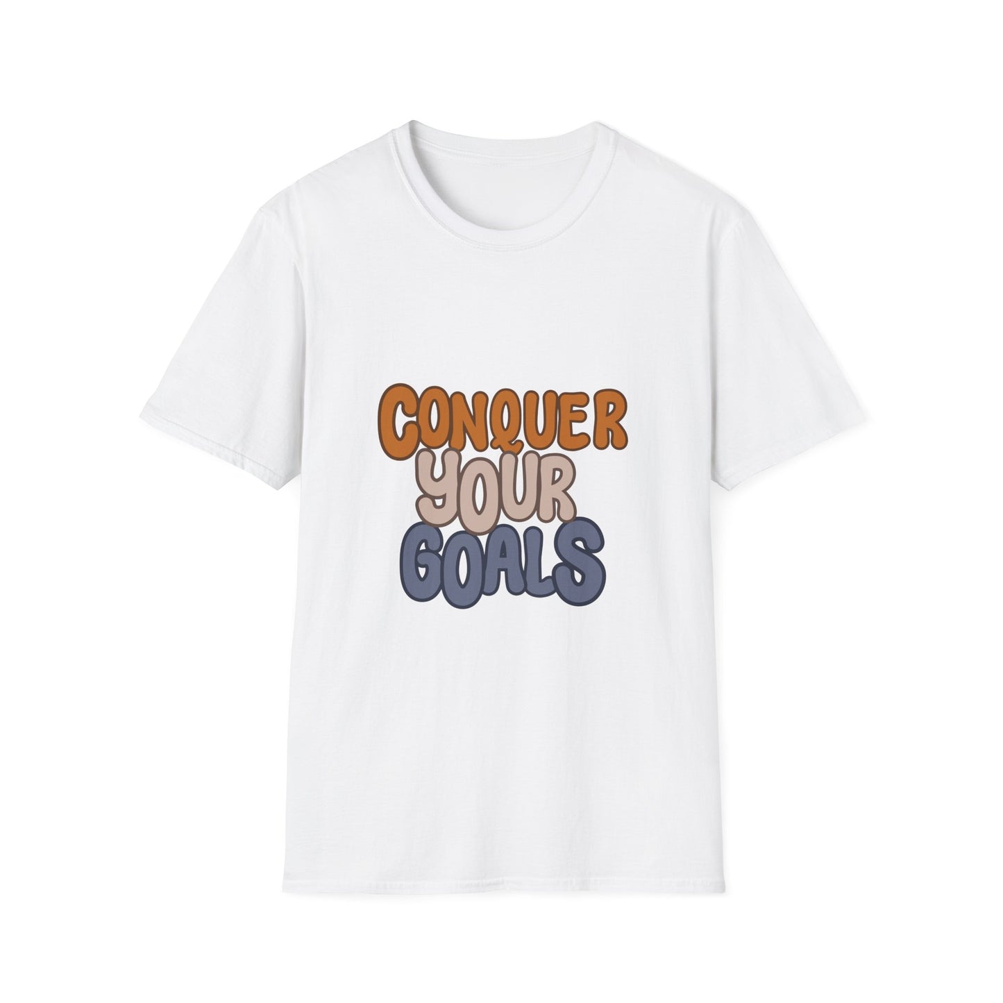 Conquer  Your goals  Unisex Softstyle T-Shirt
