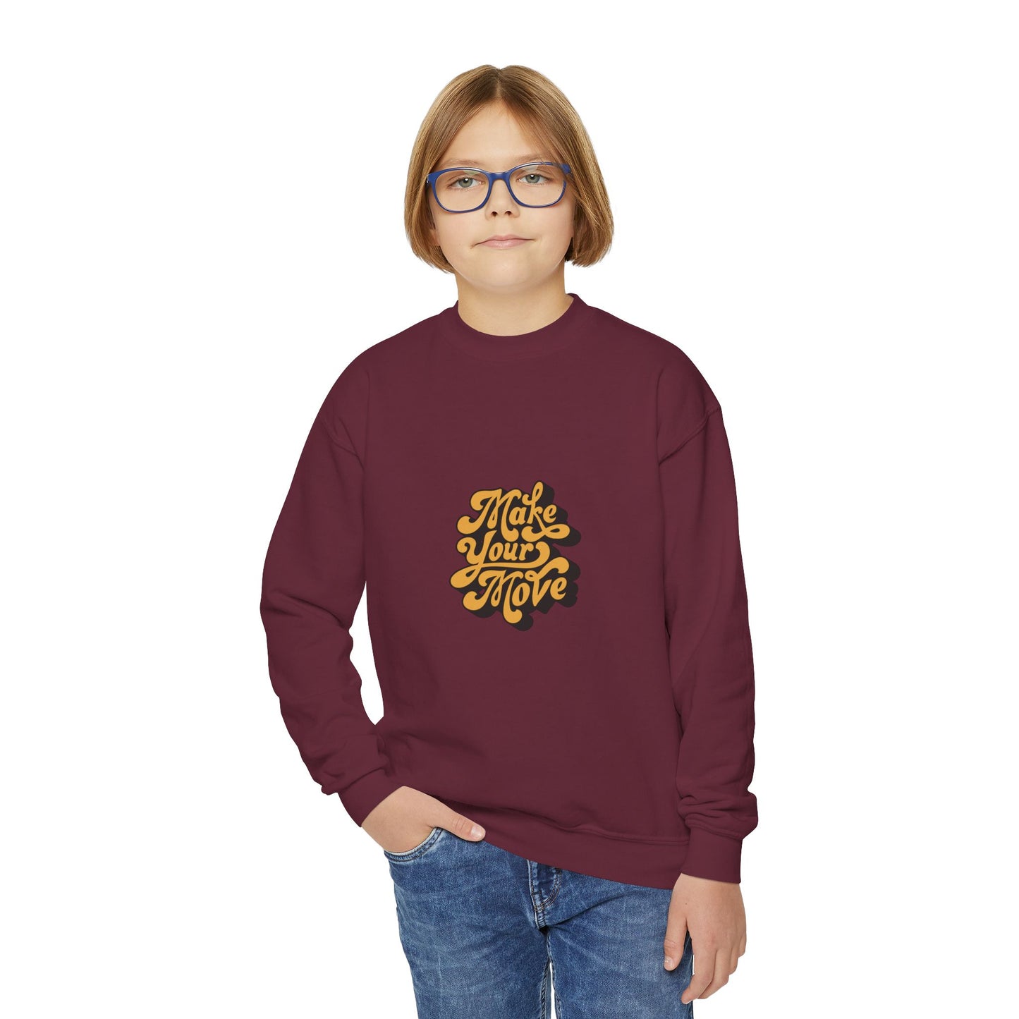 Make Your Move Youth Crewneck Sweatshirt