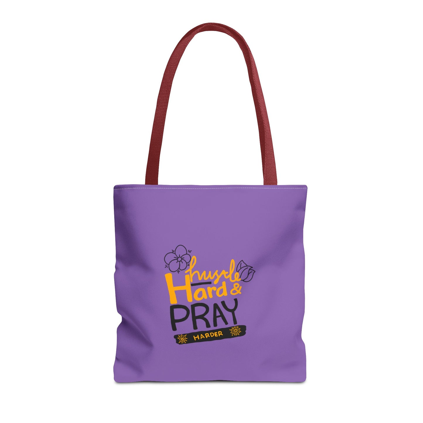 Hustle Hard And Pray Harder Tote Bag (AOP)