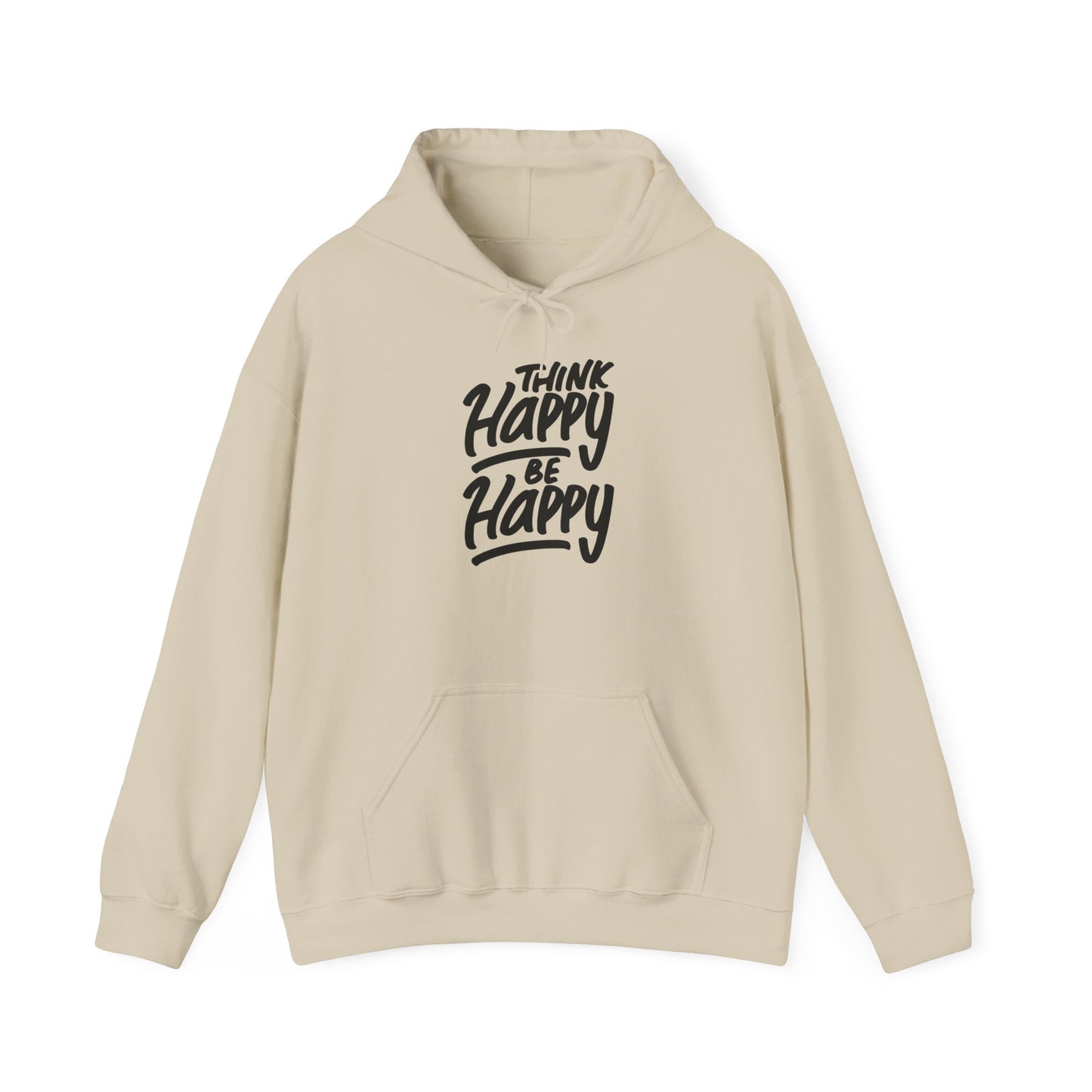 Think Happy Be Happy Unisex Heavy Blend™ Hooded Sweatshirt