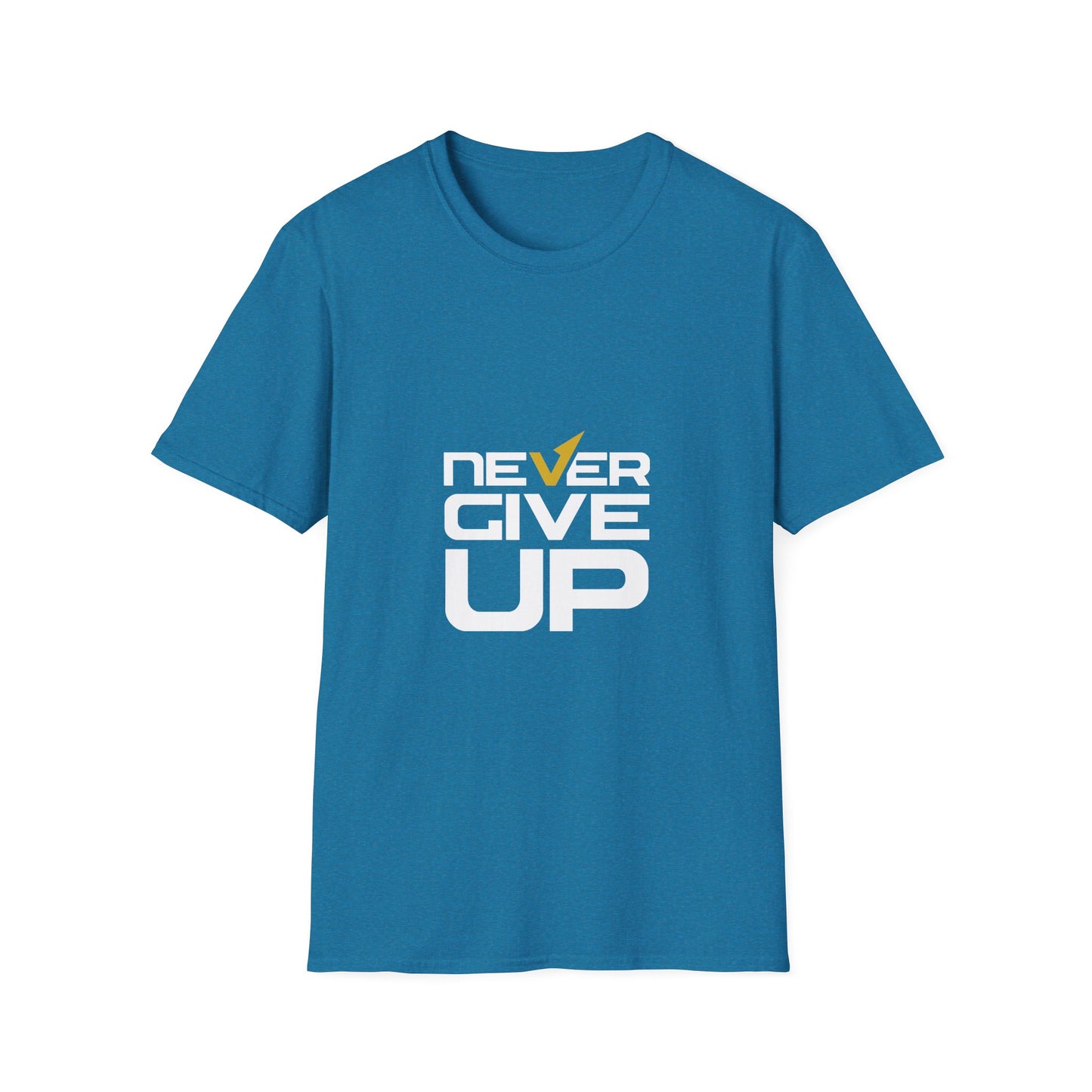 Never Give Up Unisex Softstyle T-Shirt