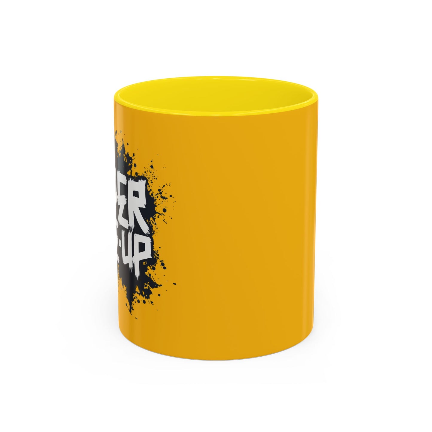 Never Give Up Accent Coffee Mug (11, 15oz)