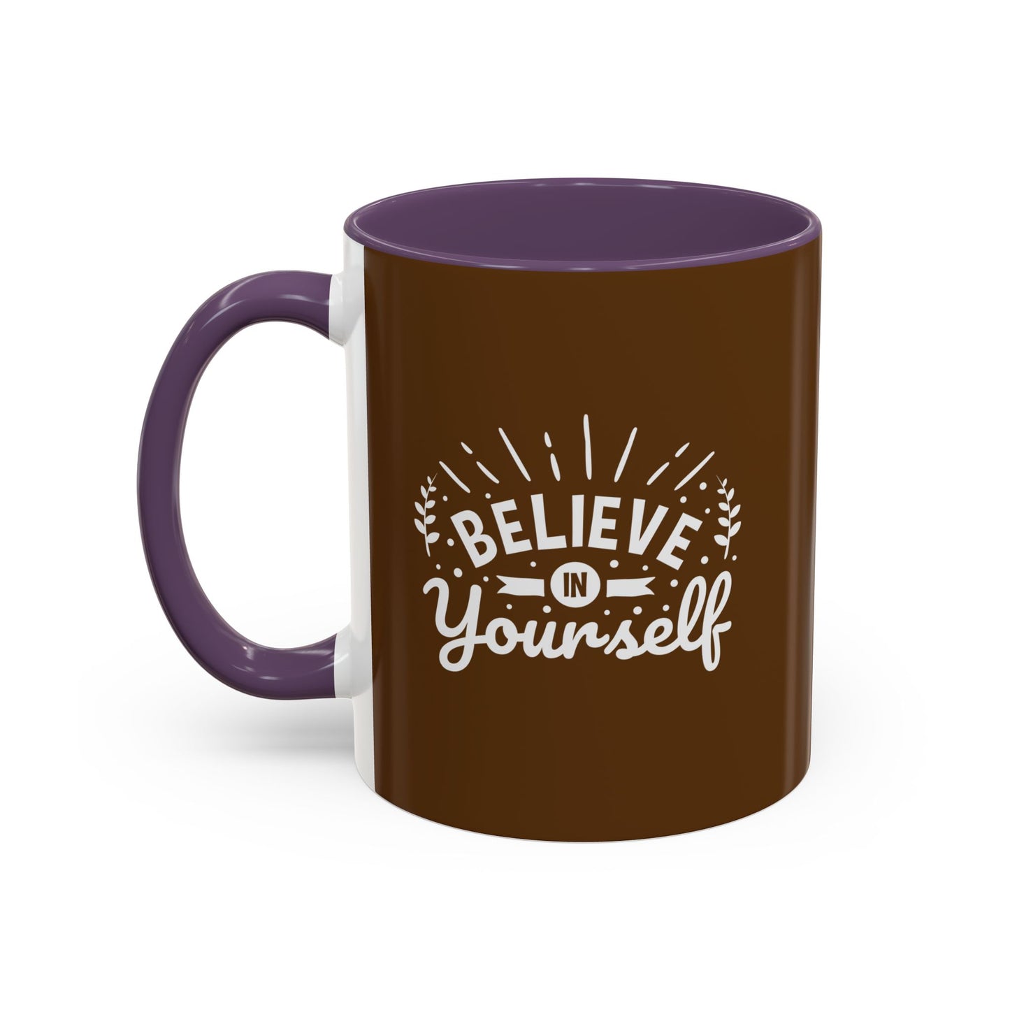 Believe In Yourself Accent Coffee Mug (11, 15oz)