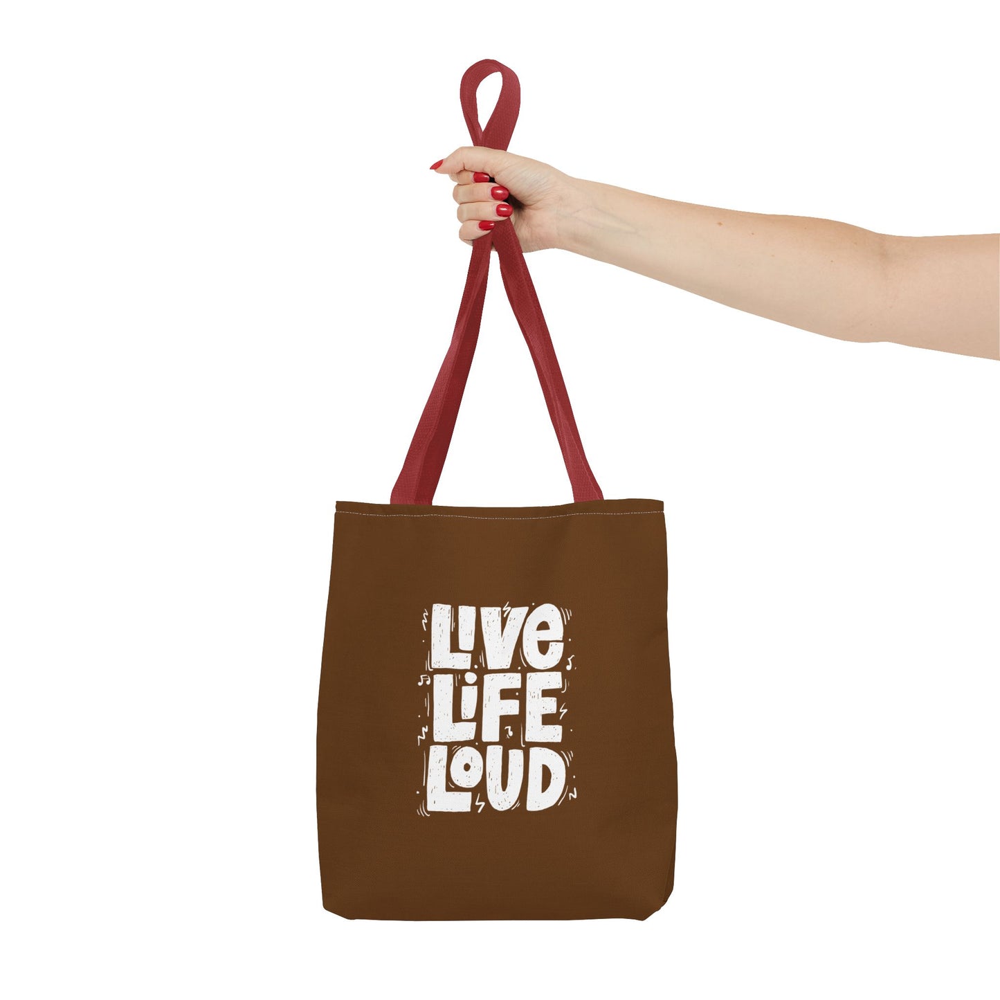 Live Life Loud Tote Bag (AOP)