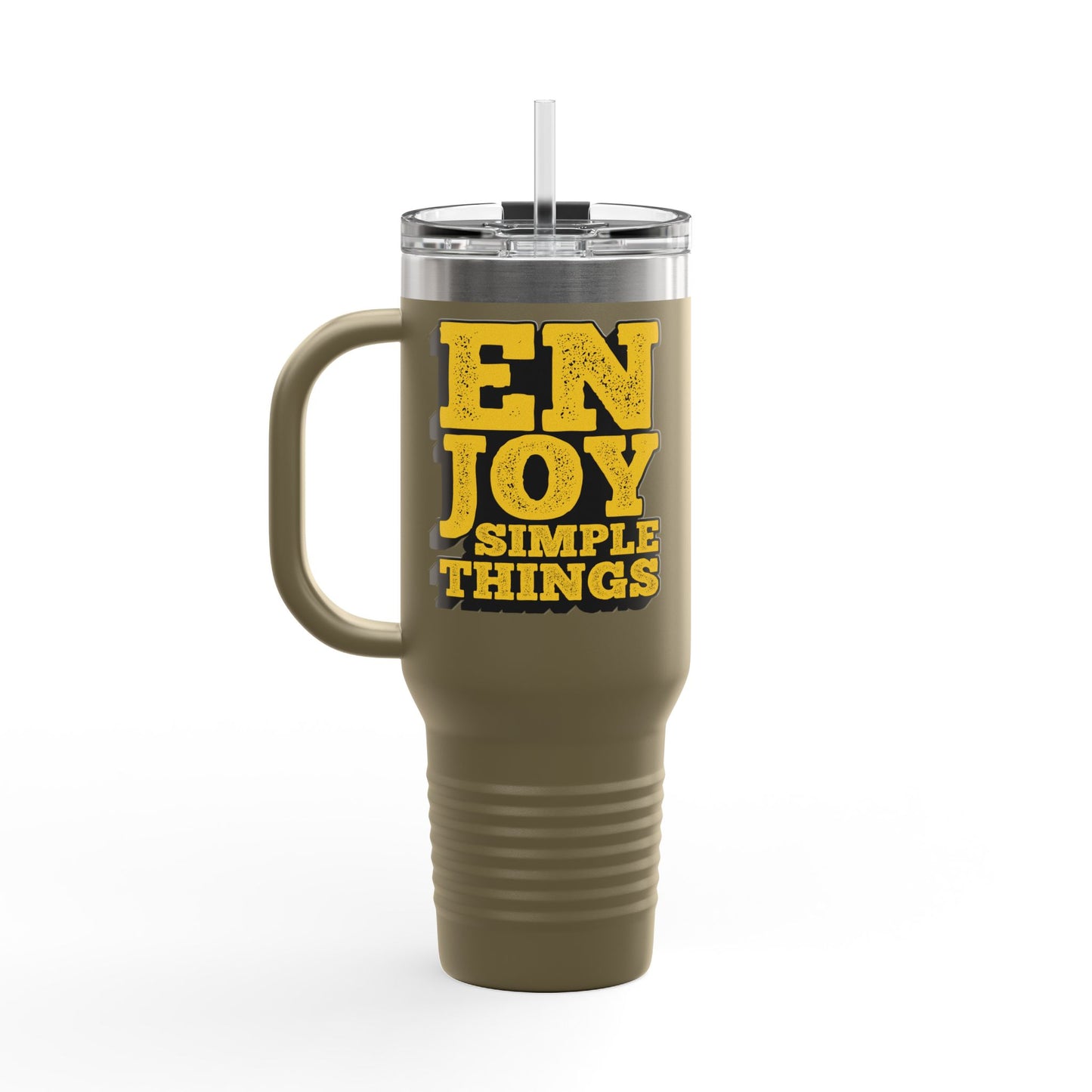 Enjoy Simple Things Insulated Travel Mug, 40oz