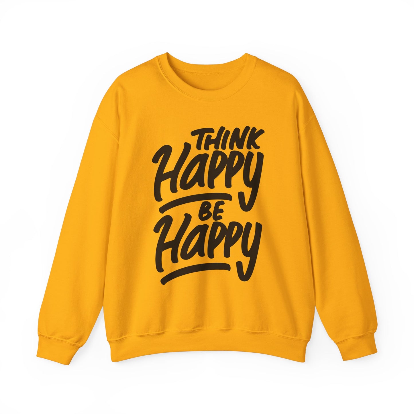 Think Happy Be Happy Unisex Heavy Blend™ Crewneck Sweatshirt