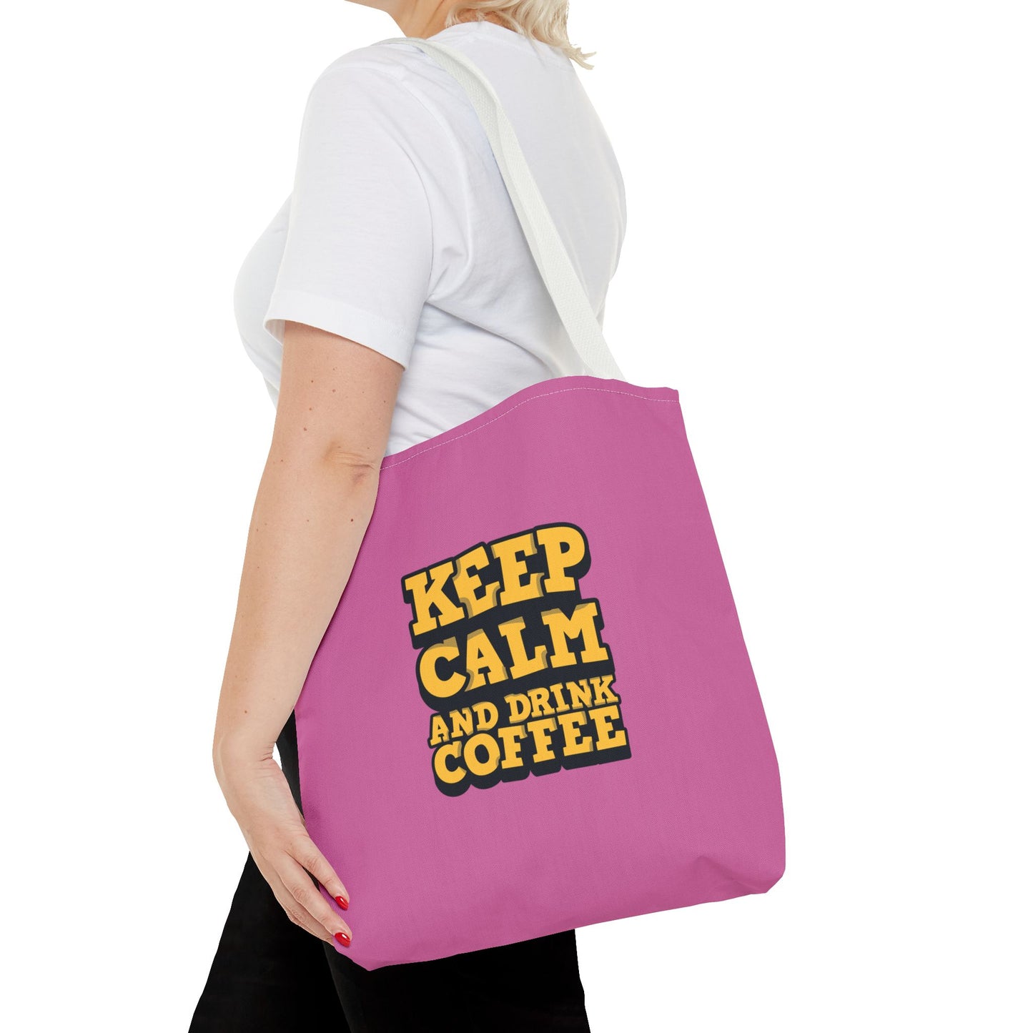 Keep Calm And Drink Coffee Tote Bag (AOP)