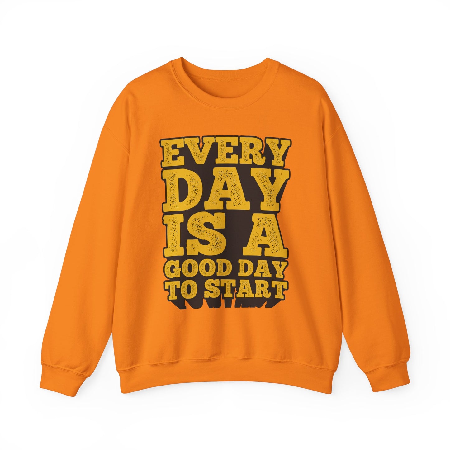 Every Day Is A Good Day To Start Unisex Heavy Blend™ Crewneck Sweatshirt