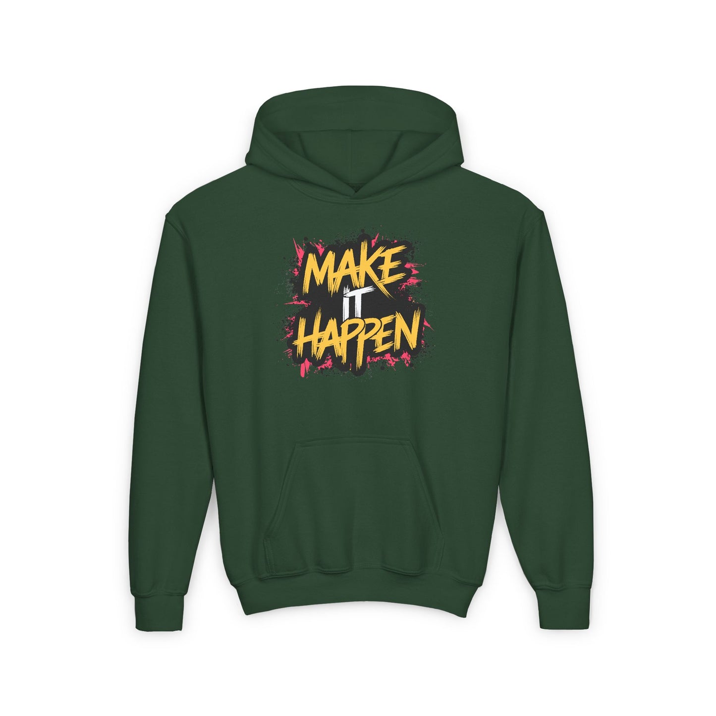 Make It Happen Youth Heavy Blend Hooded Sweatshirt