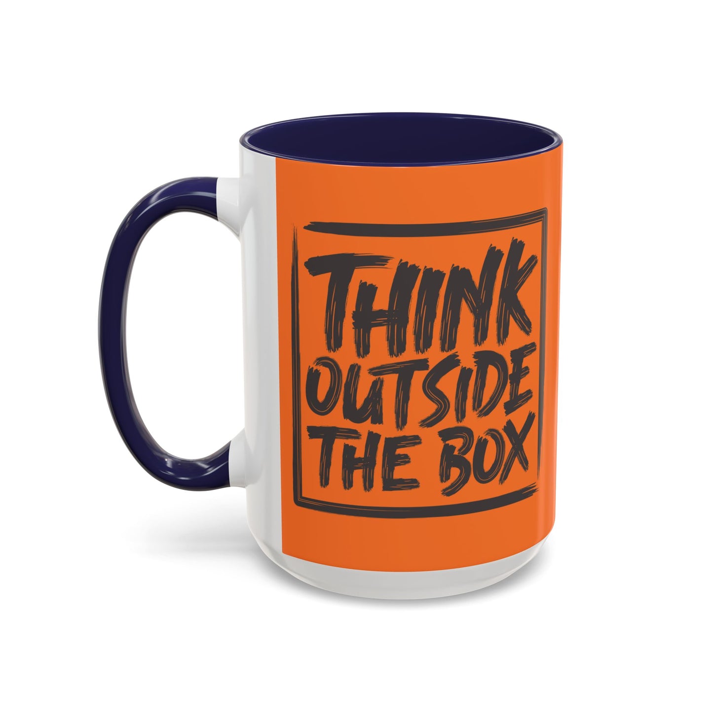 Think Outsidethe Box Accent Coffee Mug (11, 15oz)