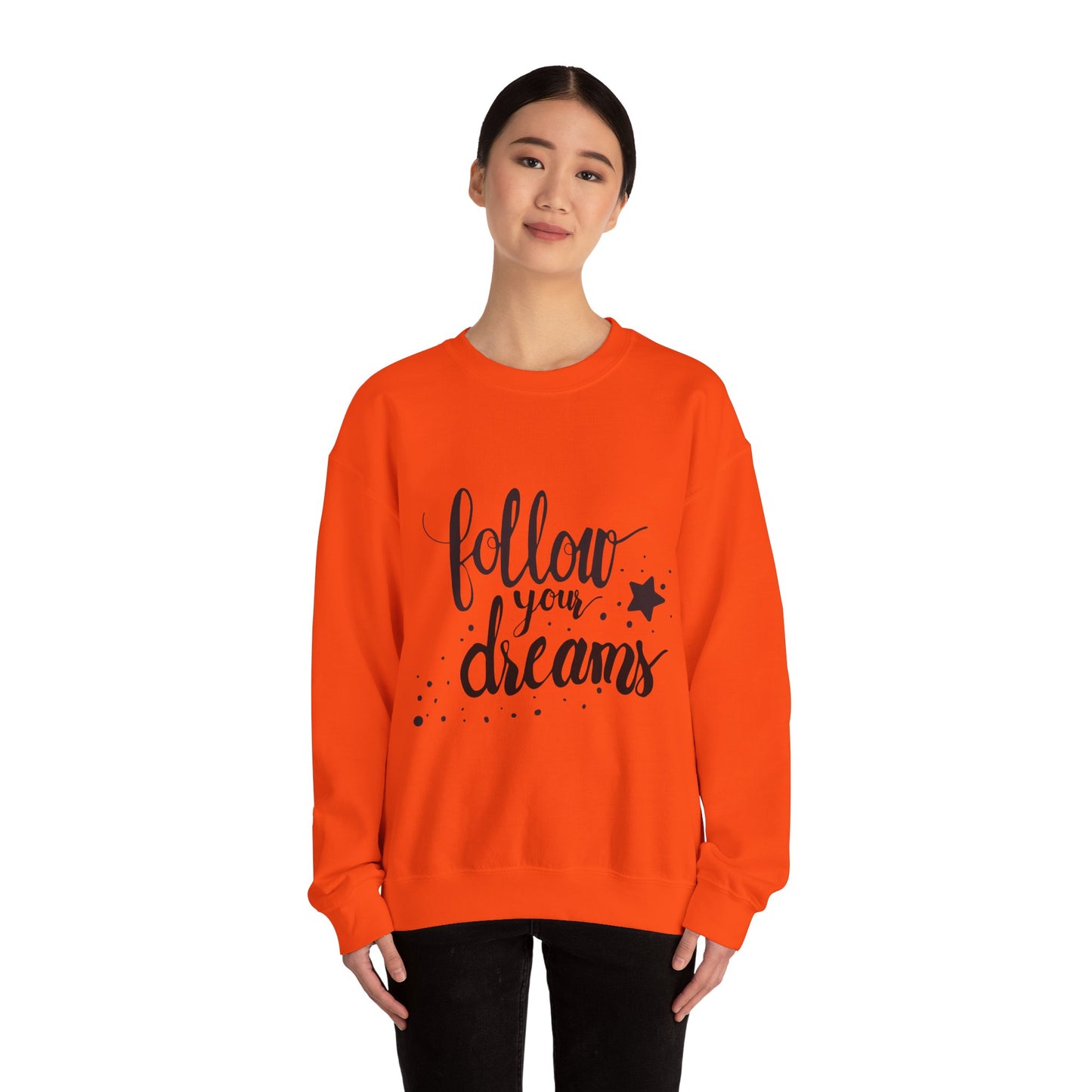 Follow Your Dreams Unisex Heavy Blend™ Crewneck Sweatshirt
