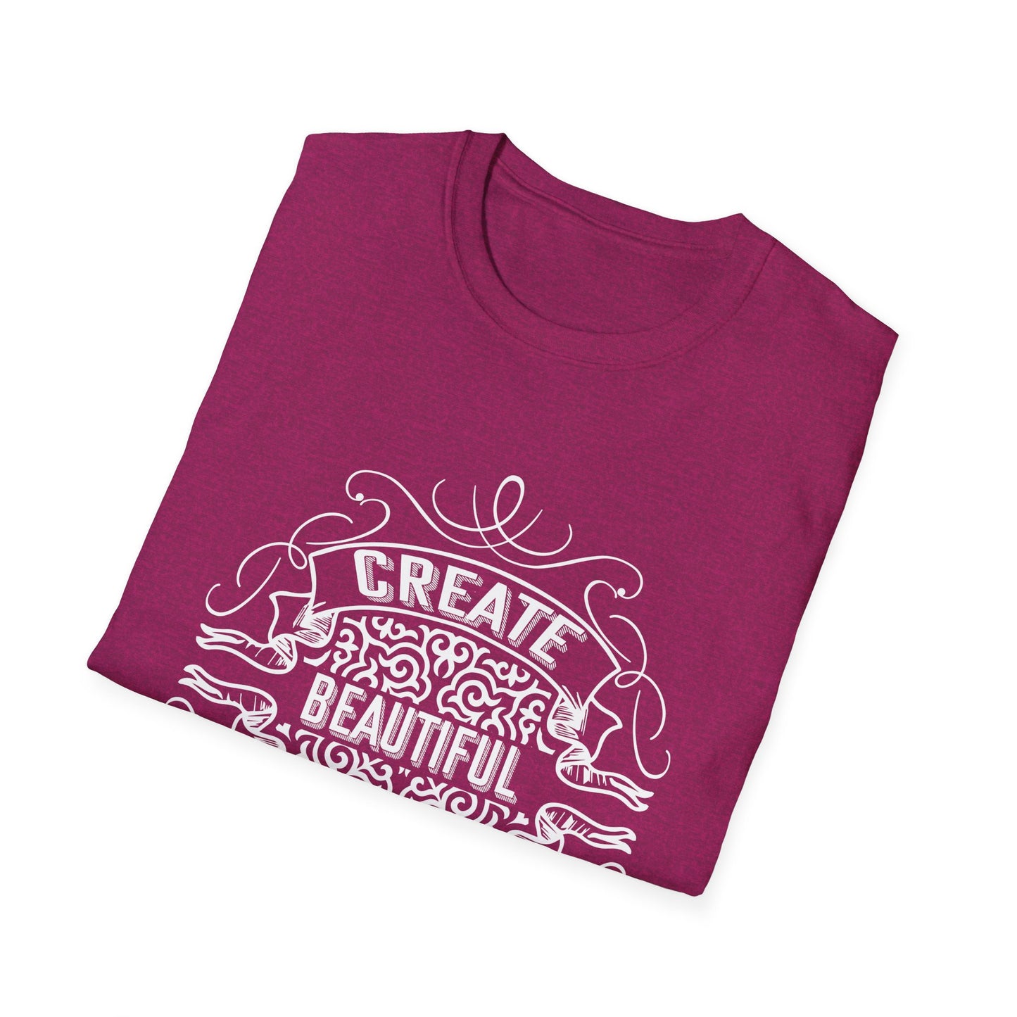Create Beautiful Things Unisex Softstyle T-Shirt