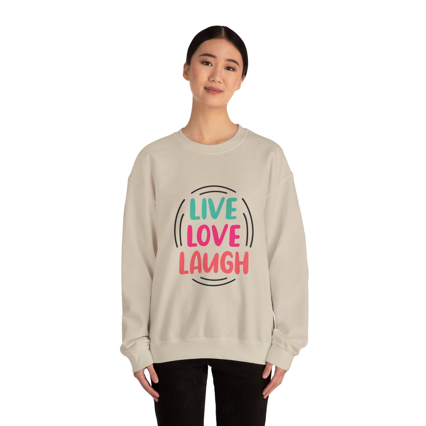 Live Love Laugh Unisex Heavy Blend™ Crewneck Sweatshirt