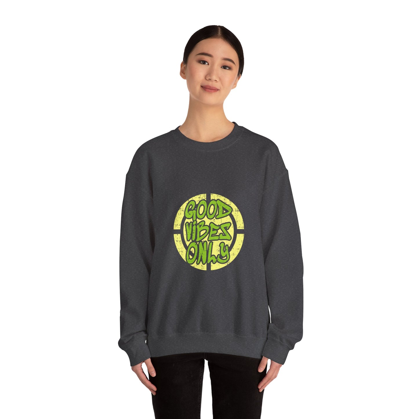 Good Vibes Only Unisex Heavy Blend™ Crewneck Sweatshirt