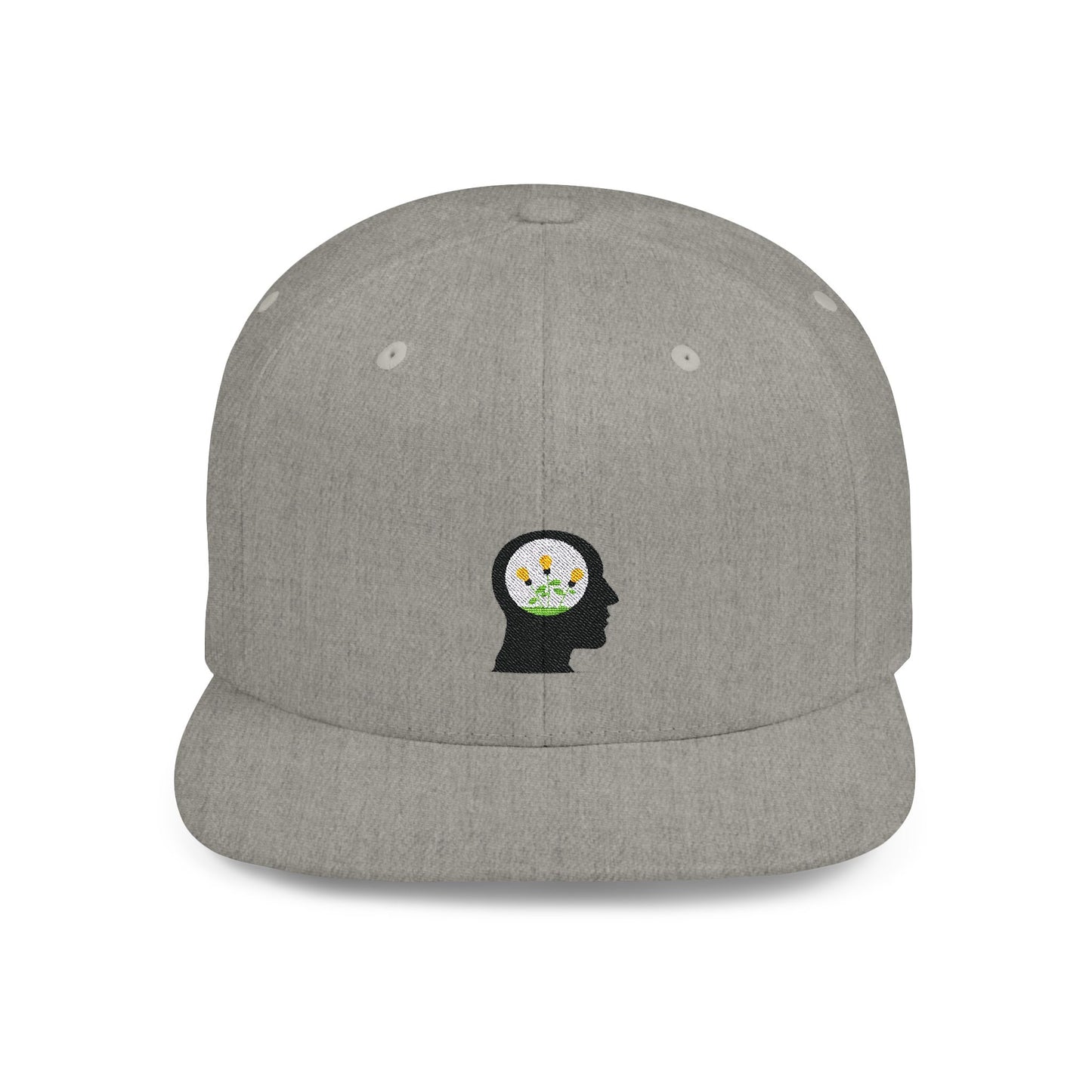 Mindset And Positive Thoughts Flat Bill Snapback