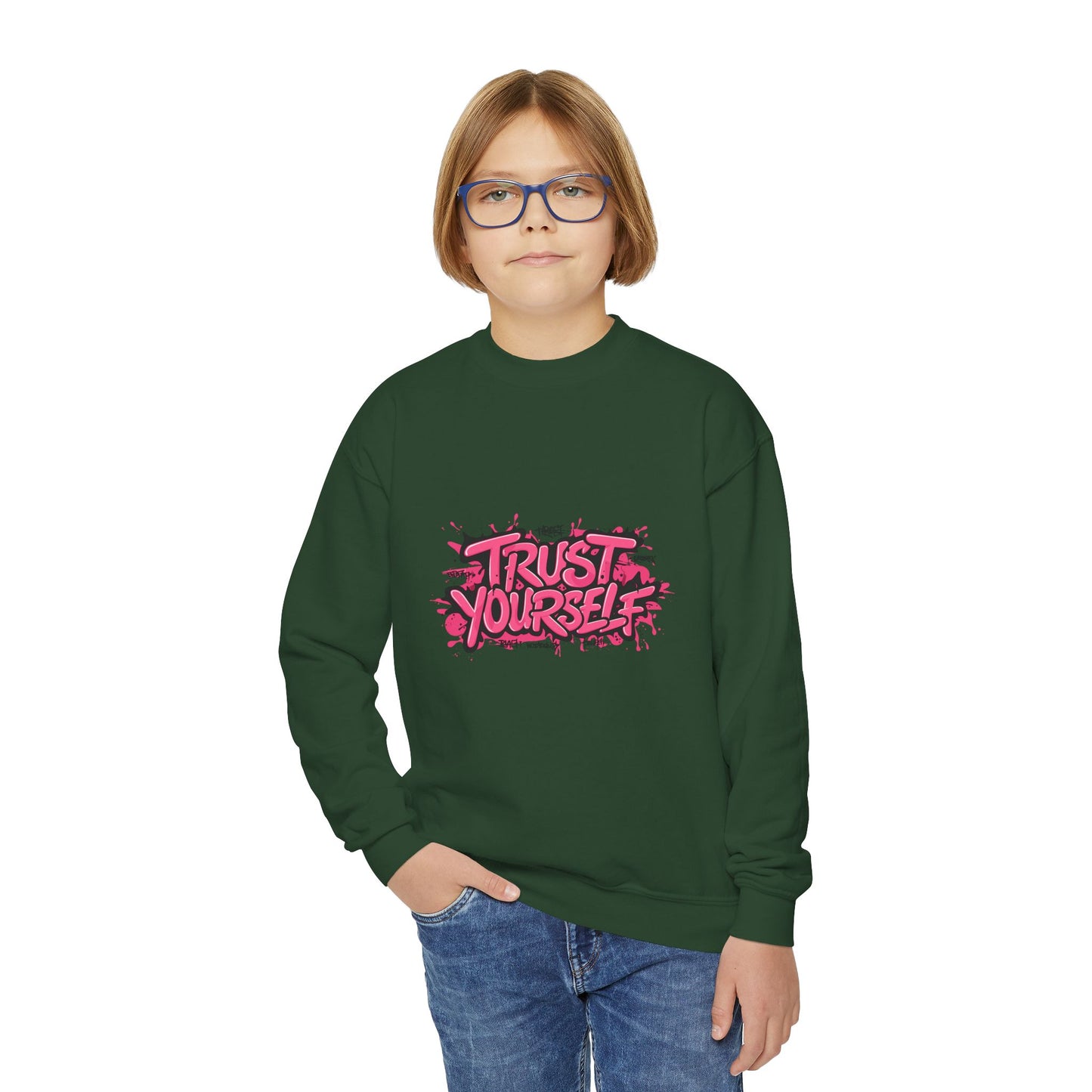 Trust Yourself Youth Crewneck Sweatshirt