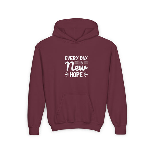 Everyday Is New Hope Youth Heavy Blend Hooded Sweatshirt