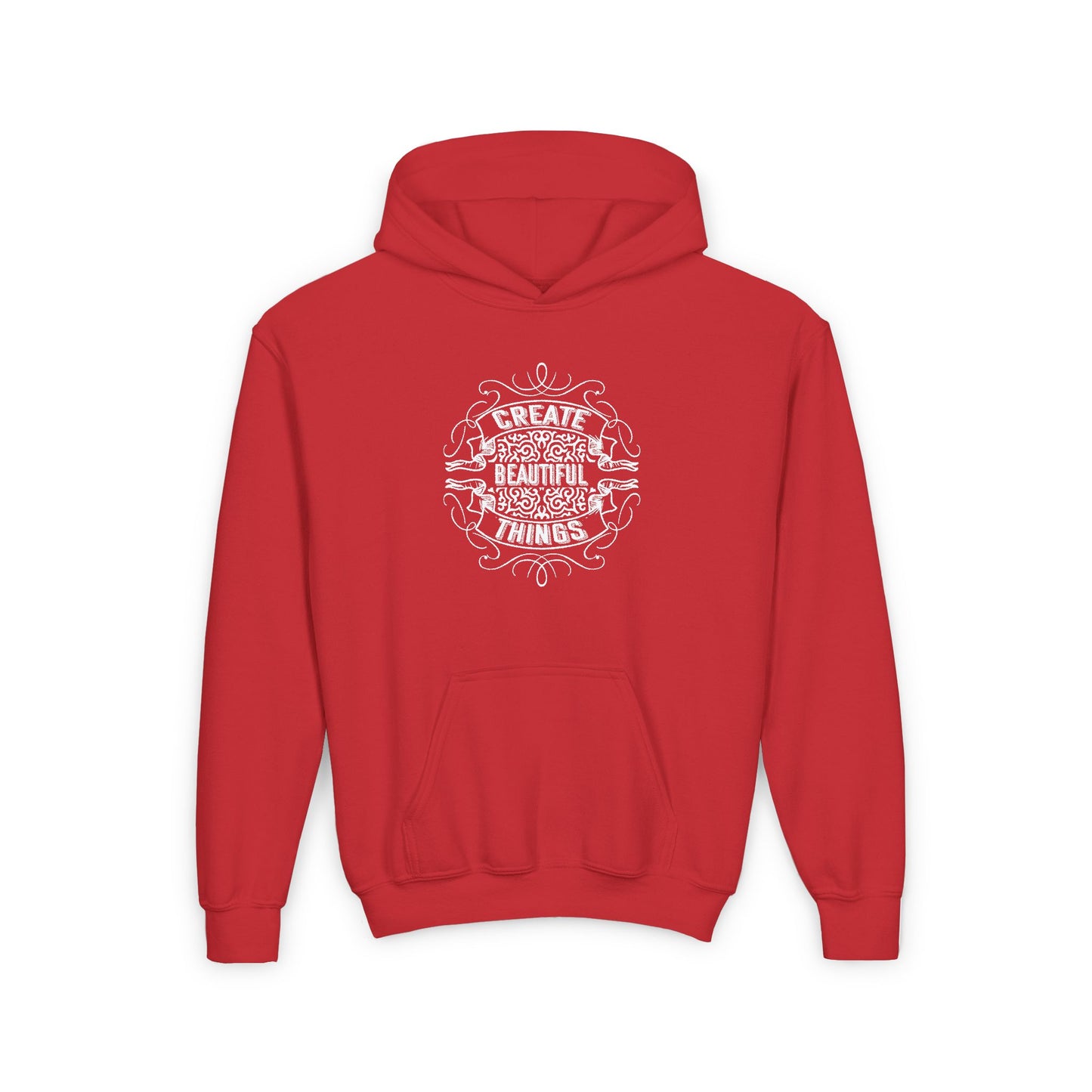 Create Beautiful Things Youth Heavy Blend Hooded Sweatshirt