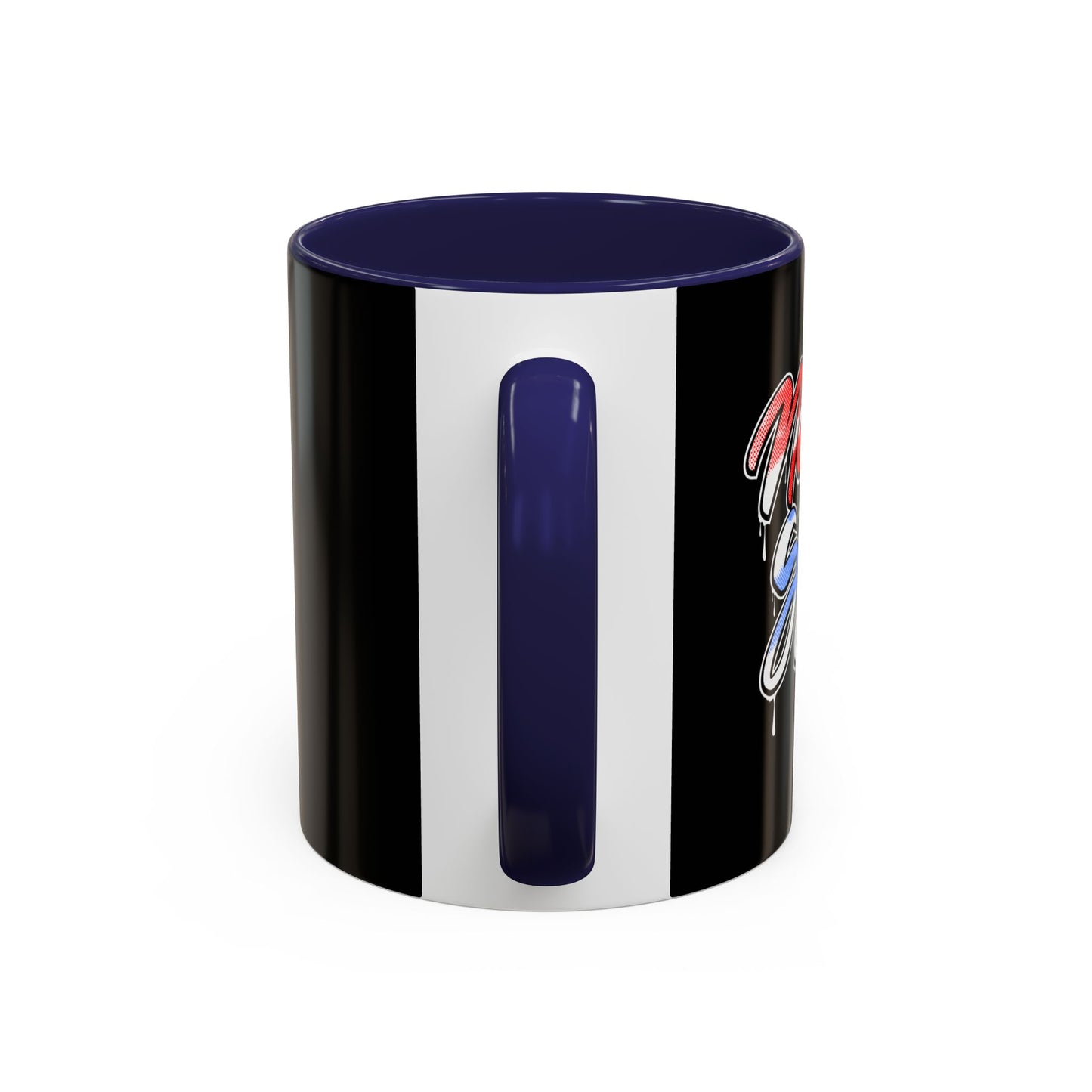 Never Give Up Accent Coffee Mug (11, 15oz)