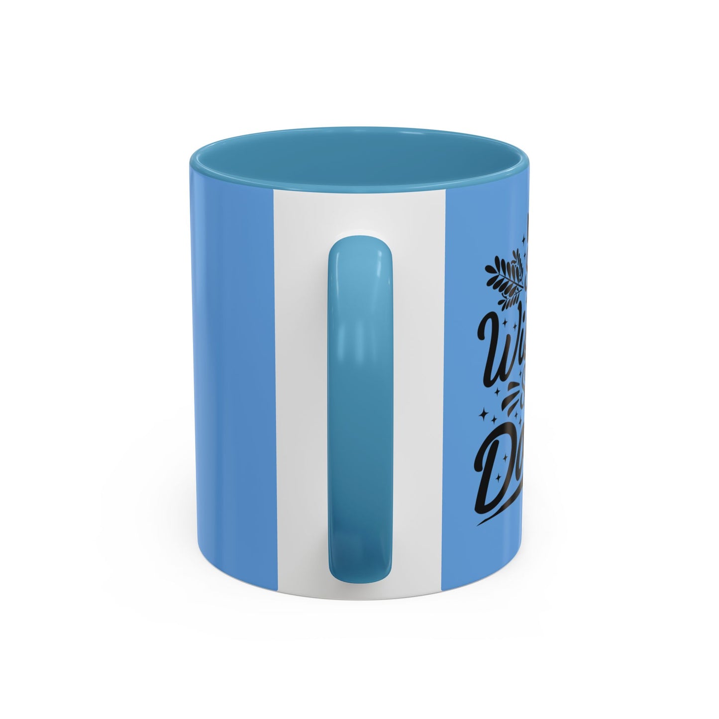 Stop Wishing Start Doing Accent Coffee Mug (11, 15oz)