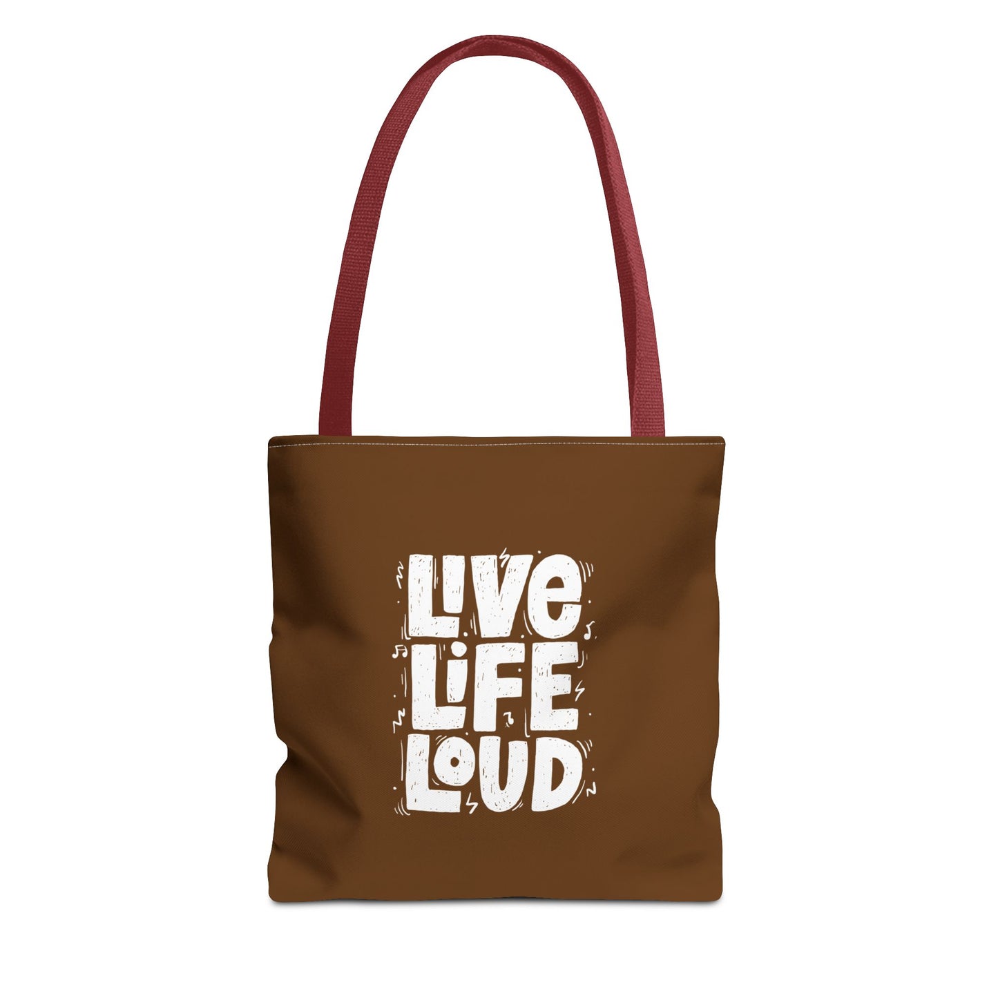 Live Life Loud Tote Bag (AOP)