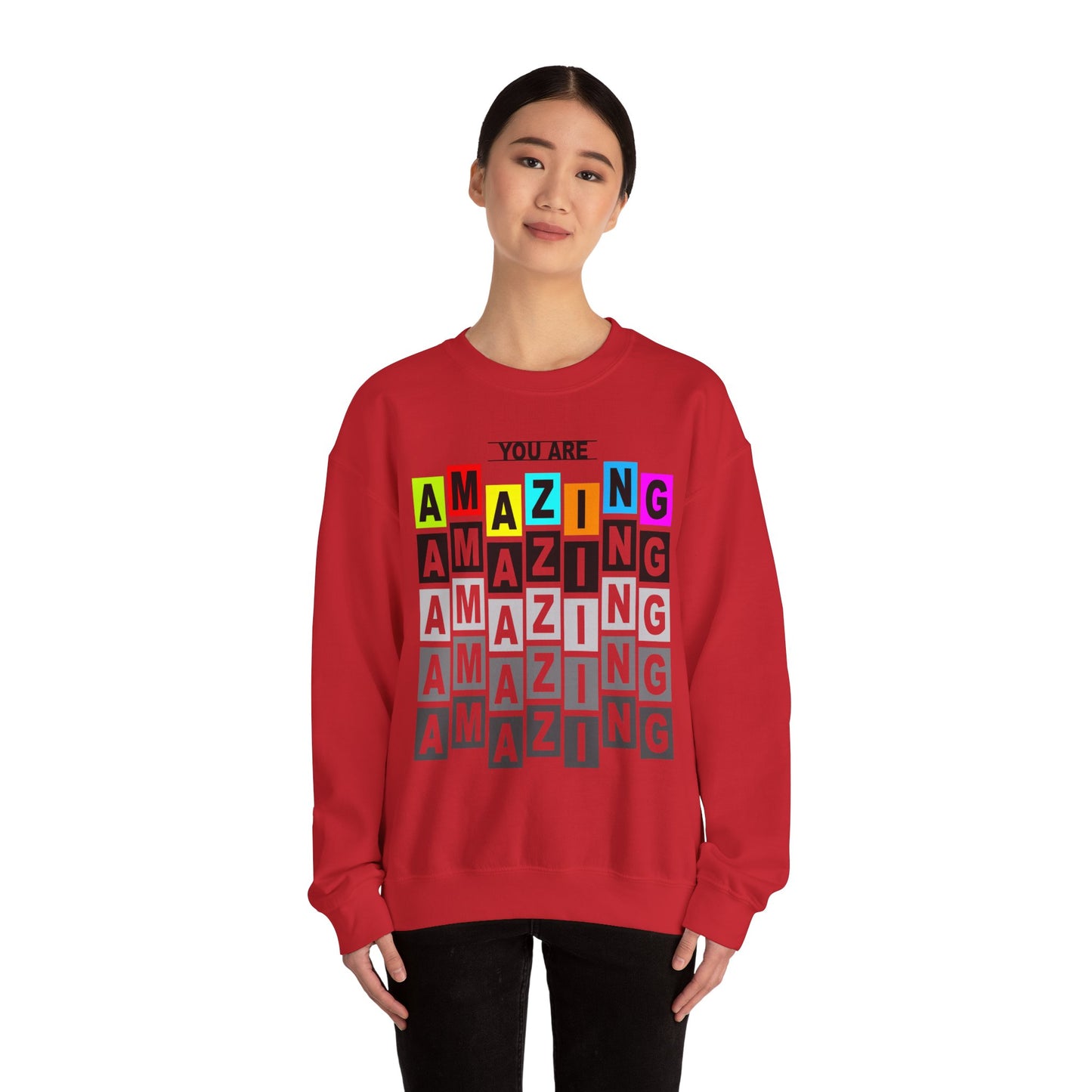You Are Amazing Unisex Heavy Blend™ Crewneck Sweatshirt